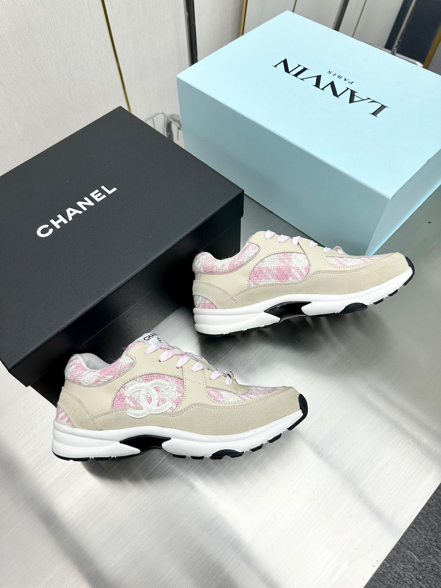 Chanel Male Sneakers Breathable L