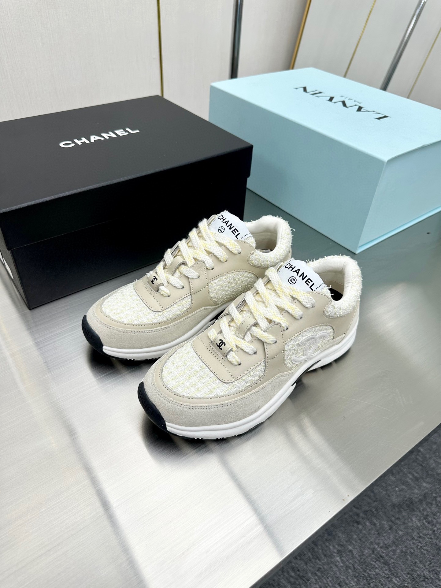 Chanel Male Sneakers Breathable L