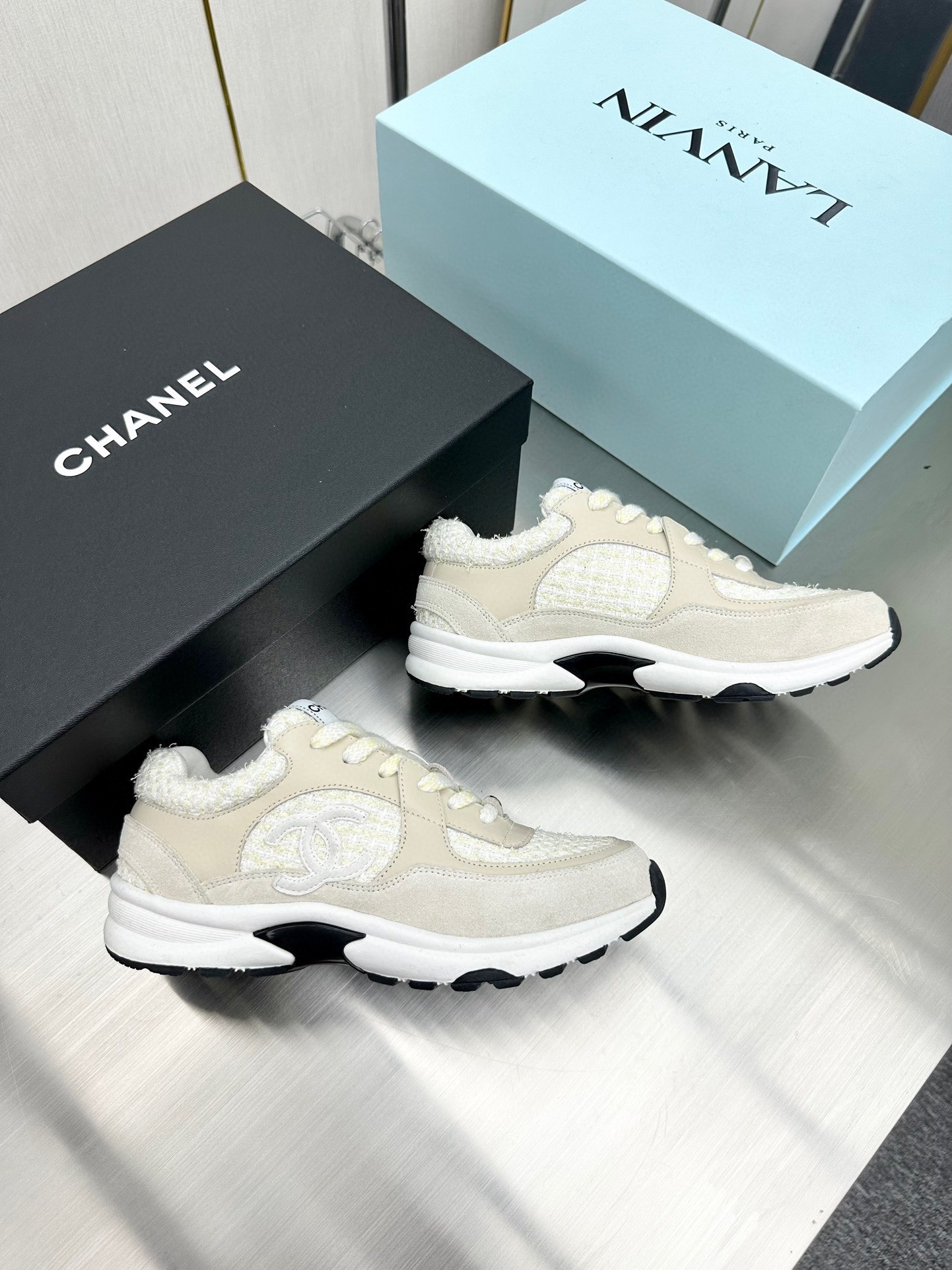 Chanel Male Sneakers Breathable L