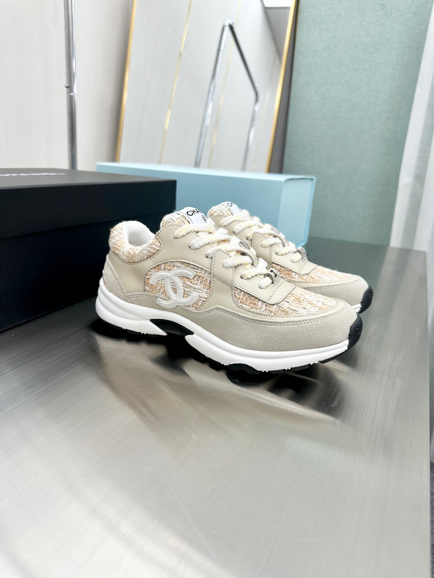 Chanel Male Sneakers Breathable L