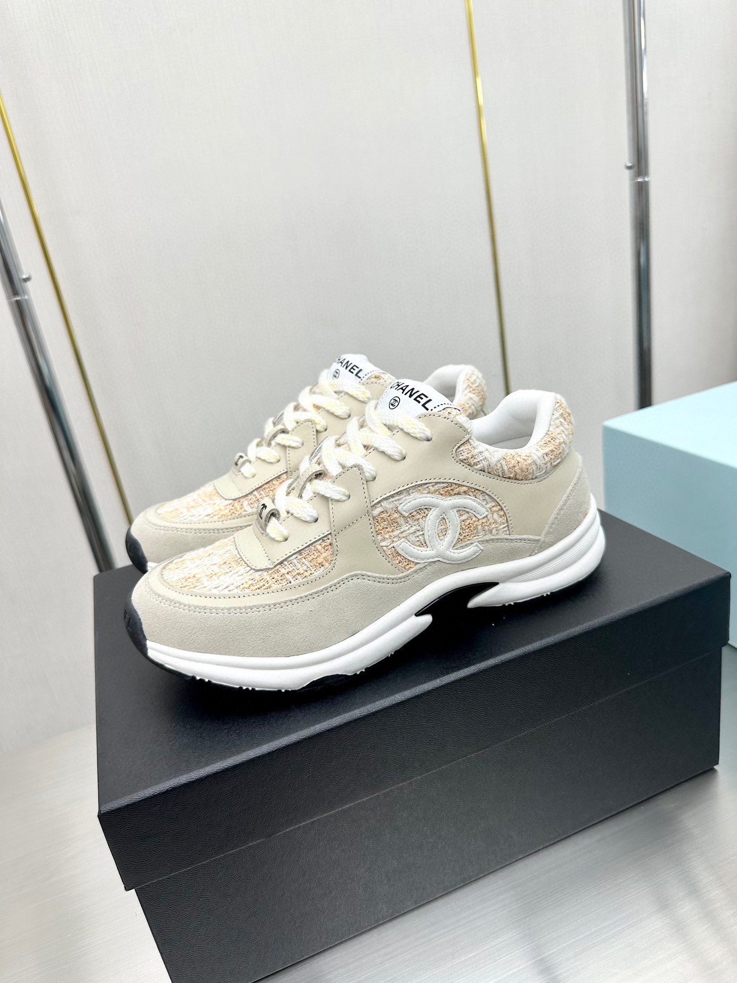 Chanel Male Sneakers Breathable L