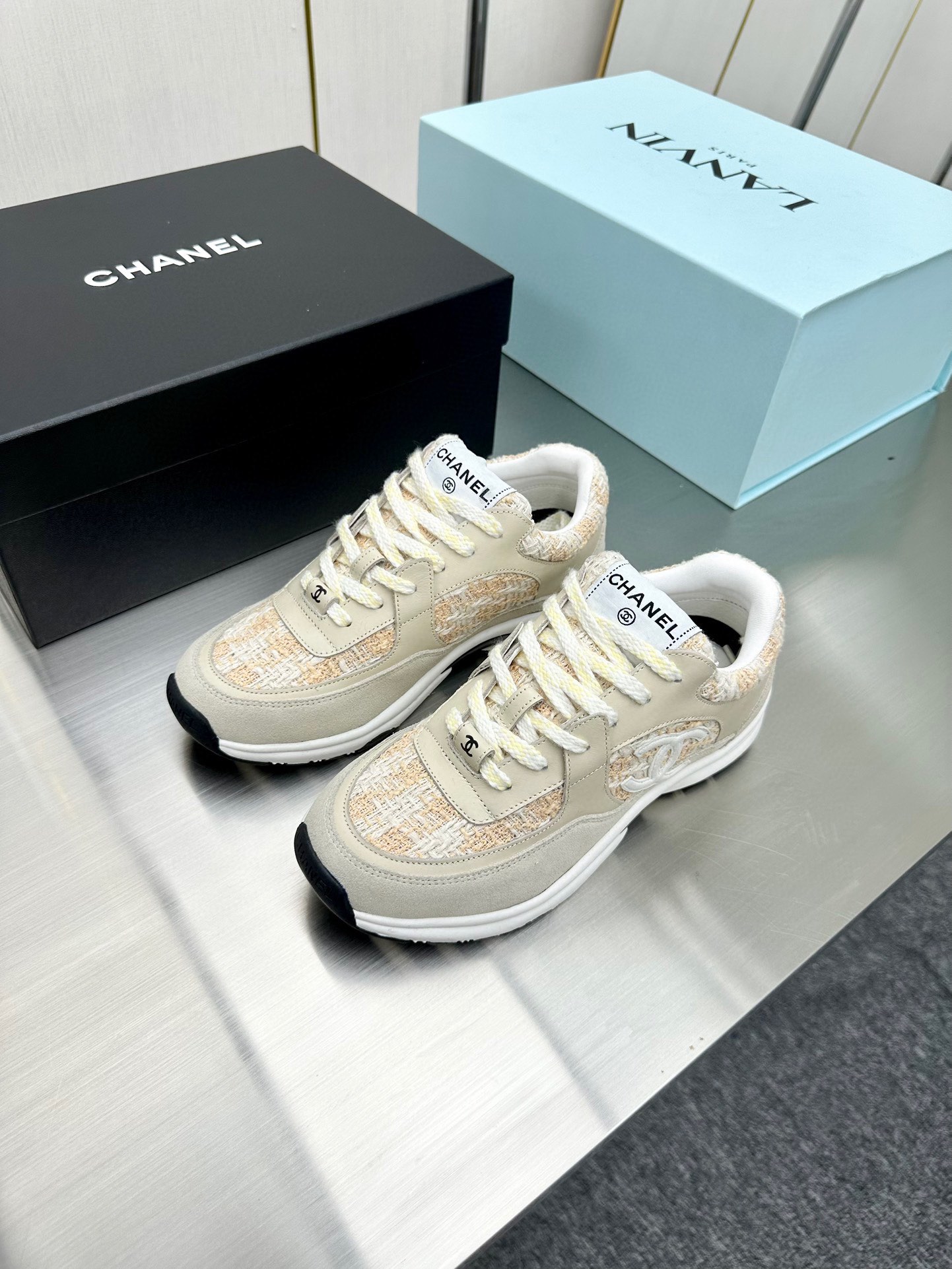 Chanel Male Sneakers Breathable L