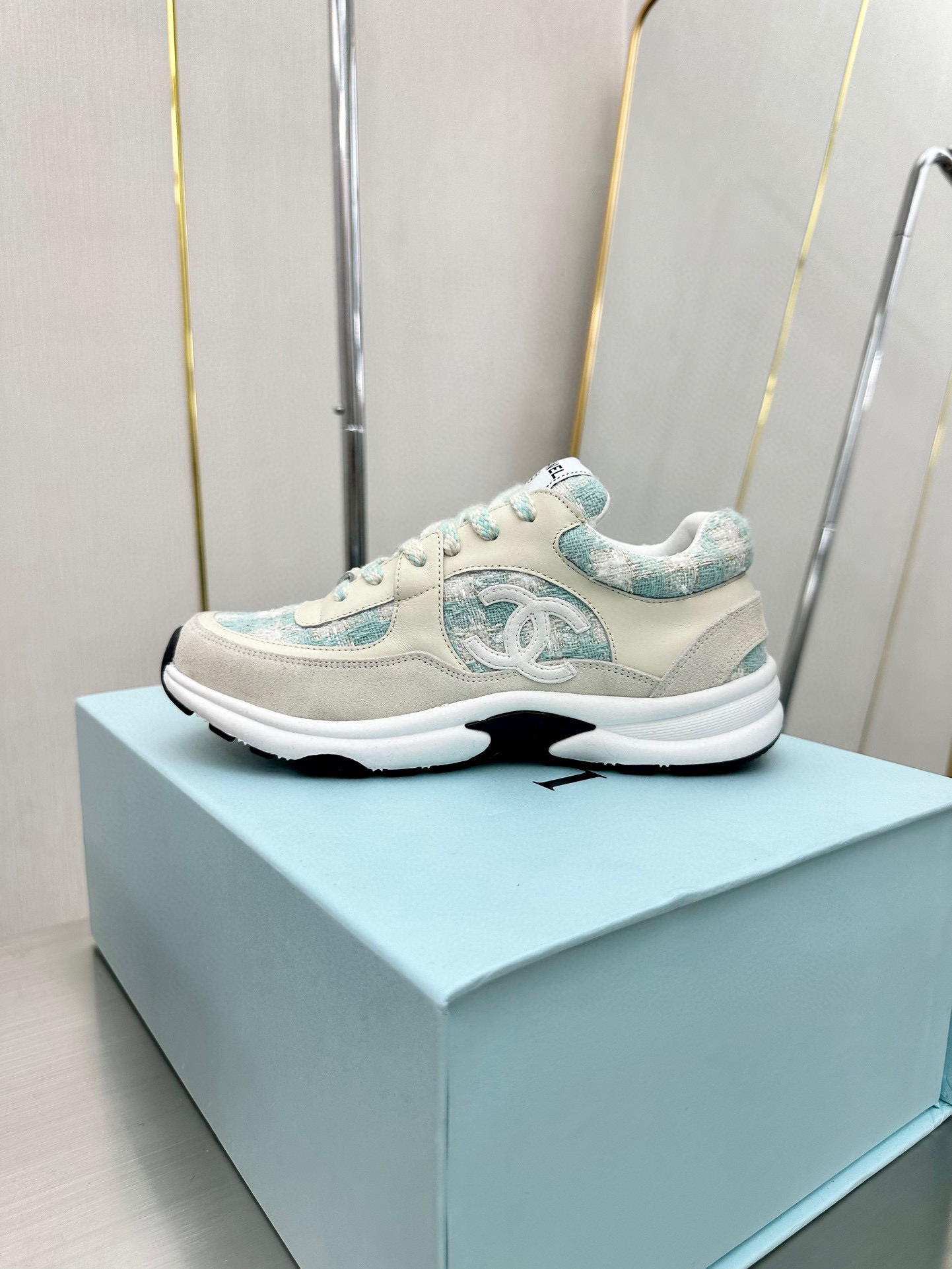 Chanel Male Sneakers Breathable L