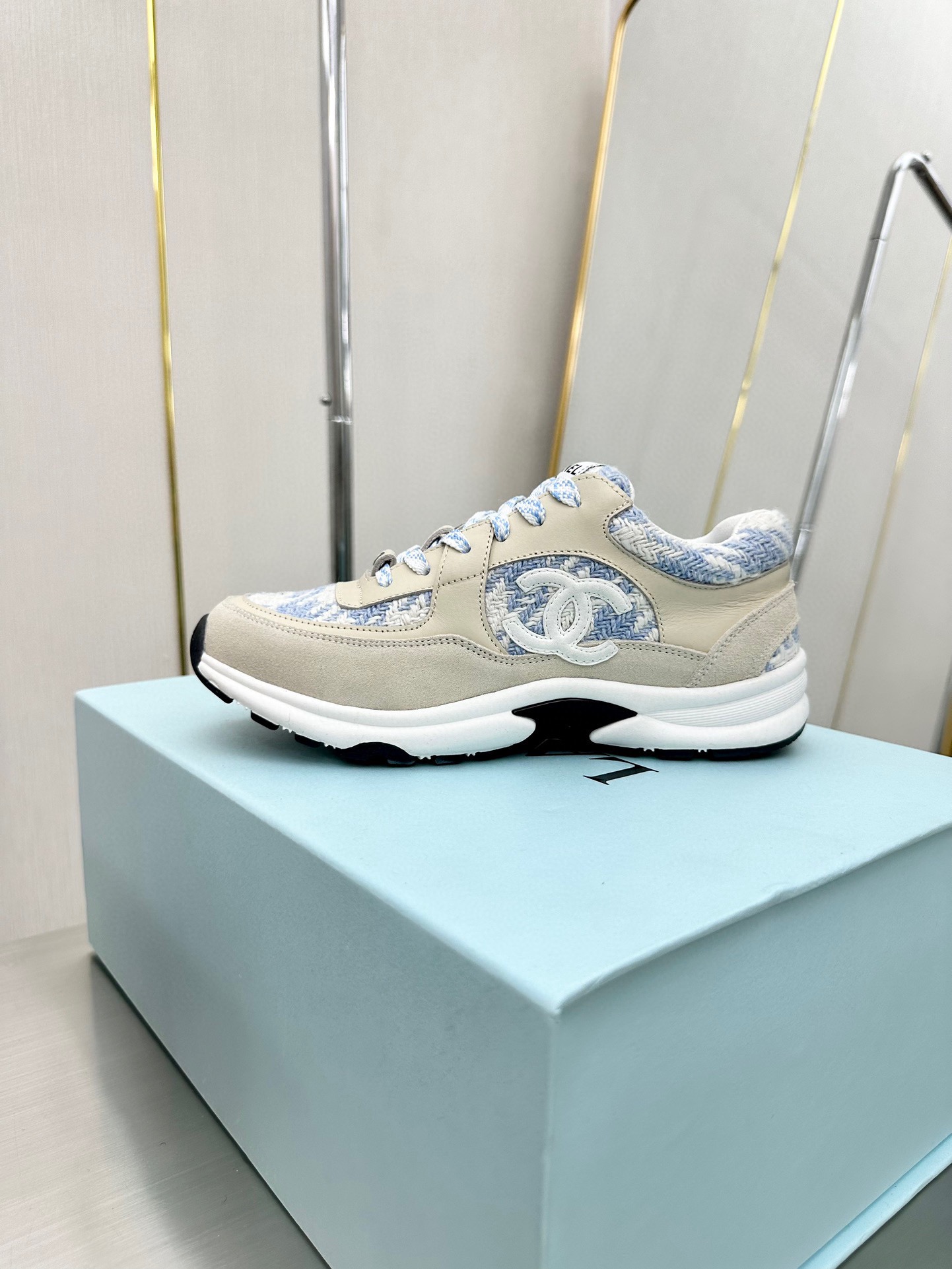 Chanel Male Sneakers Breathable L