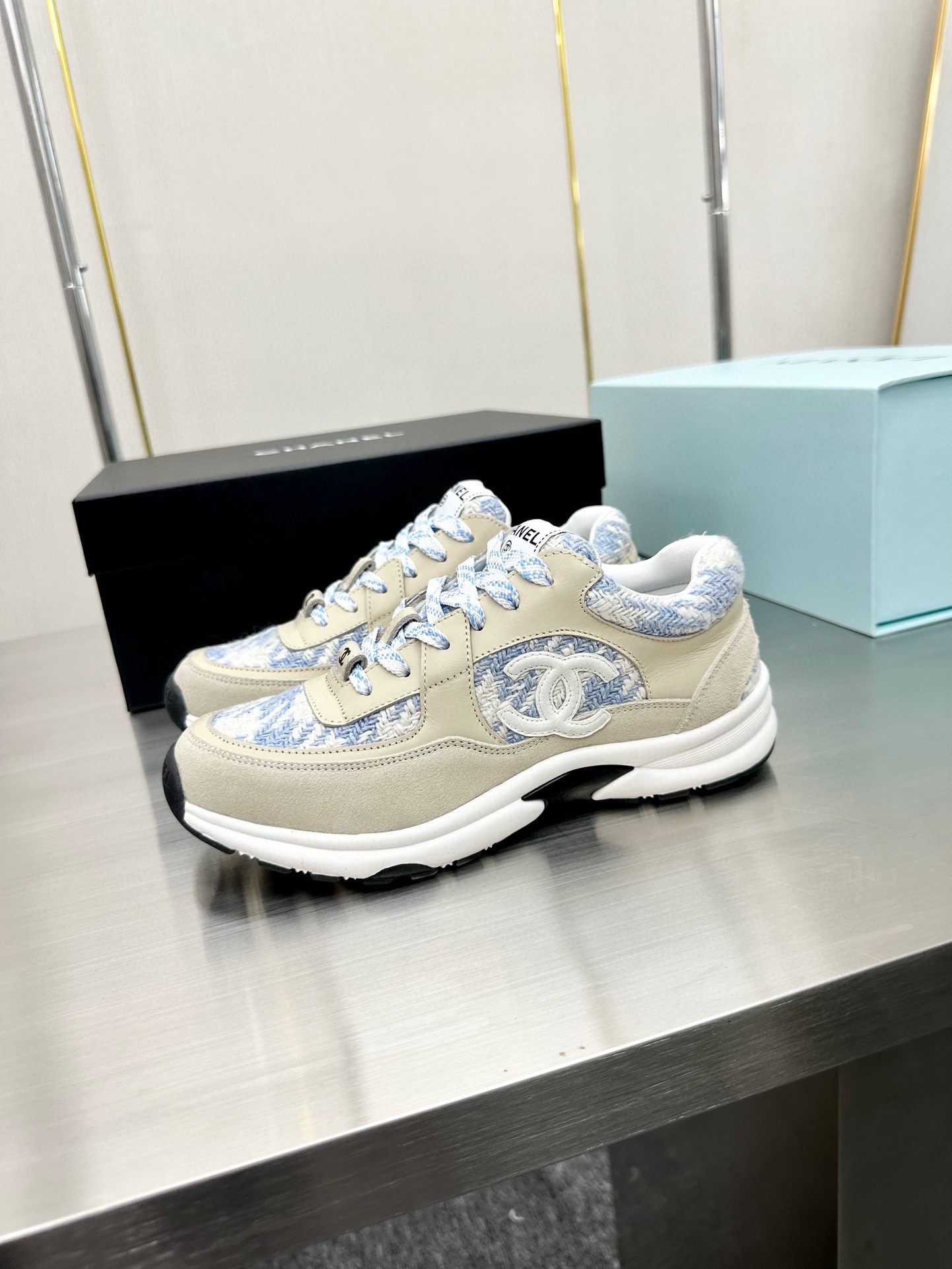 Chanel Male Sneakers Breathable L