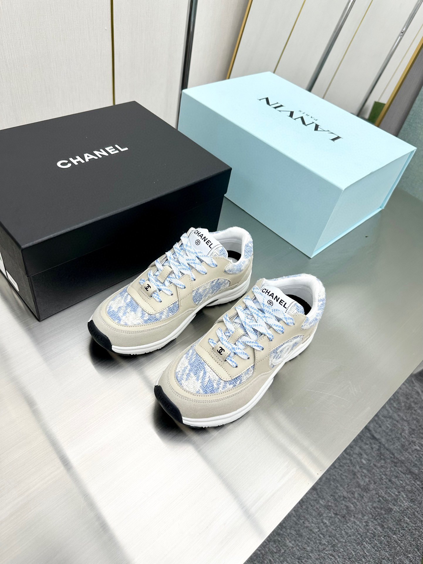 Chanel Male Sneakers Breathable L