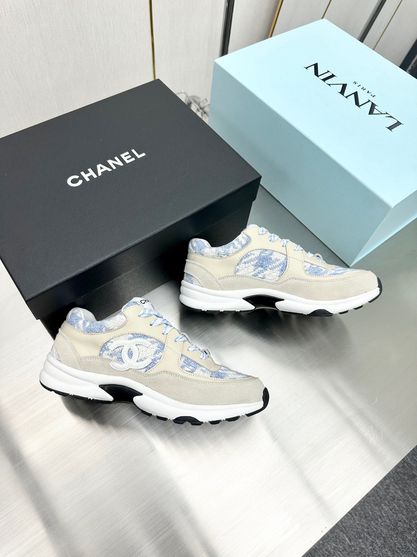 Chanel Male Sneakers Breathable L