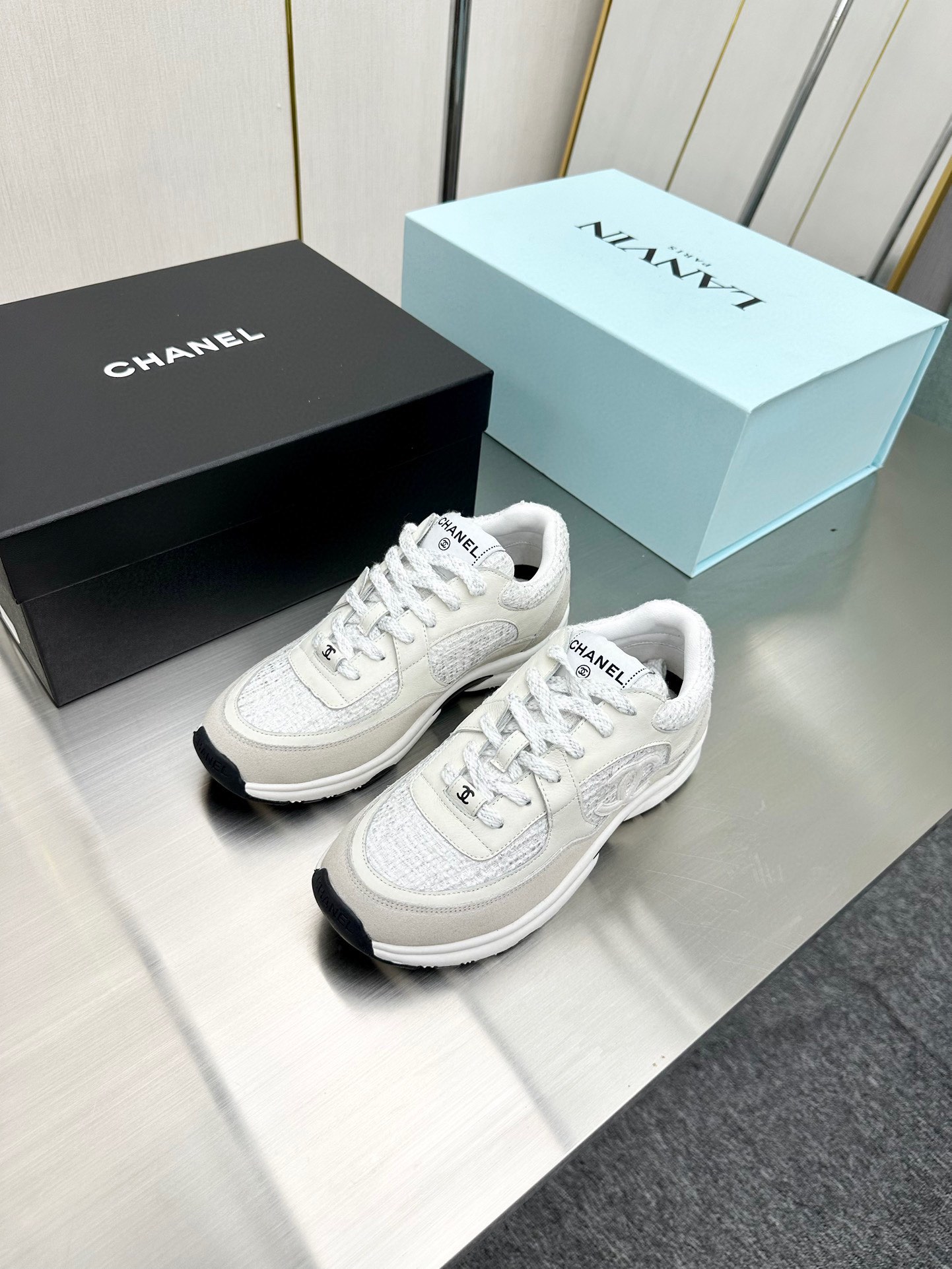 Chanel Male Sneakers Breathable L