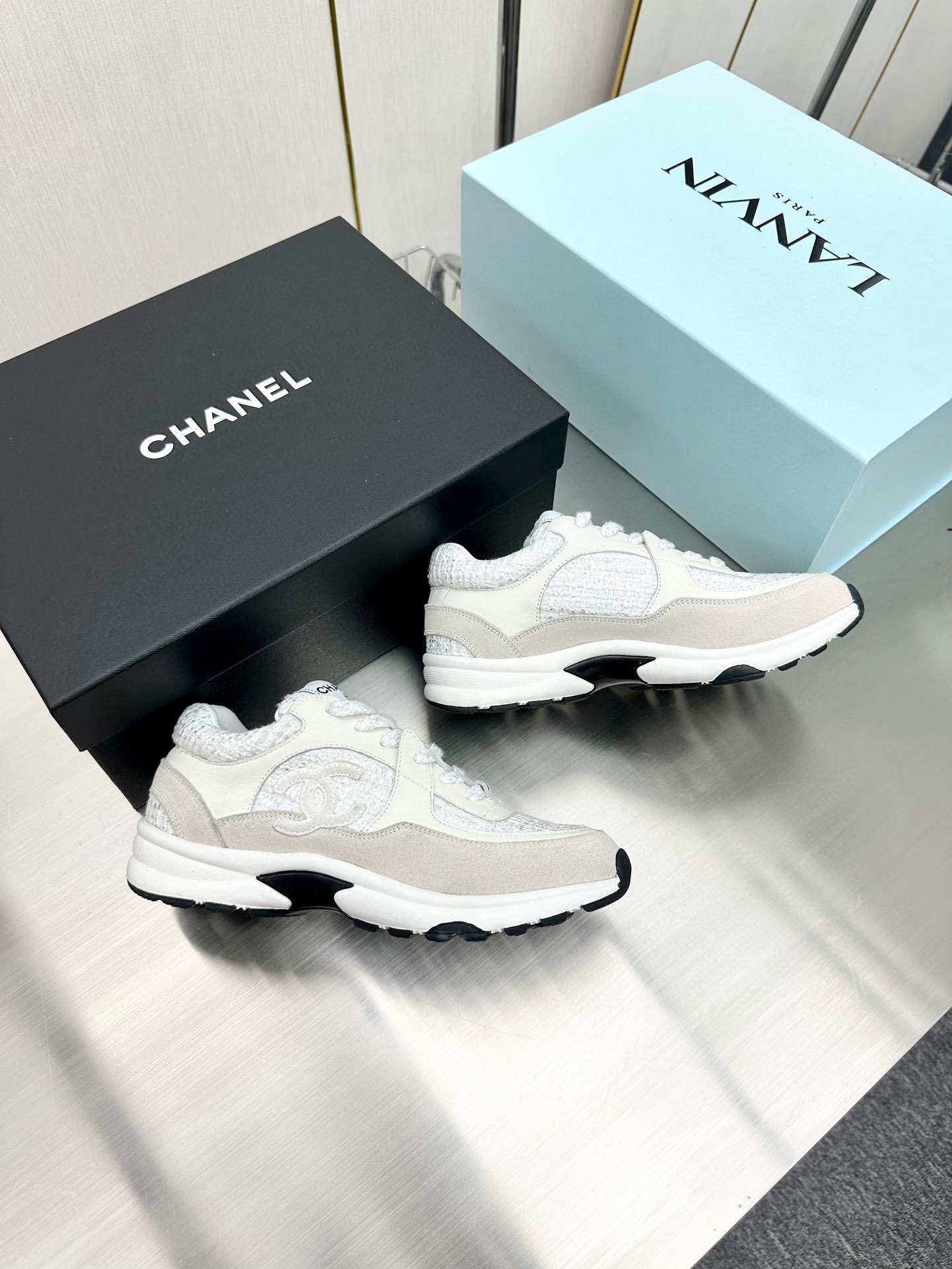 Chanel Male Sneakers Breathable L