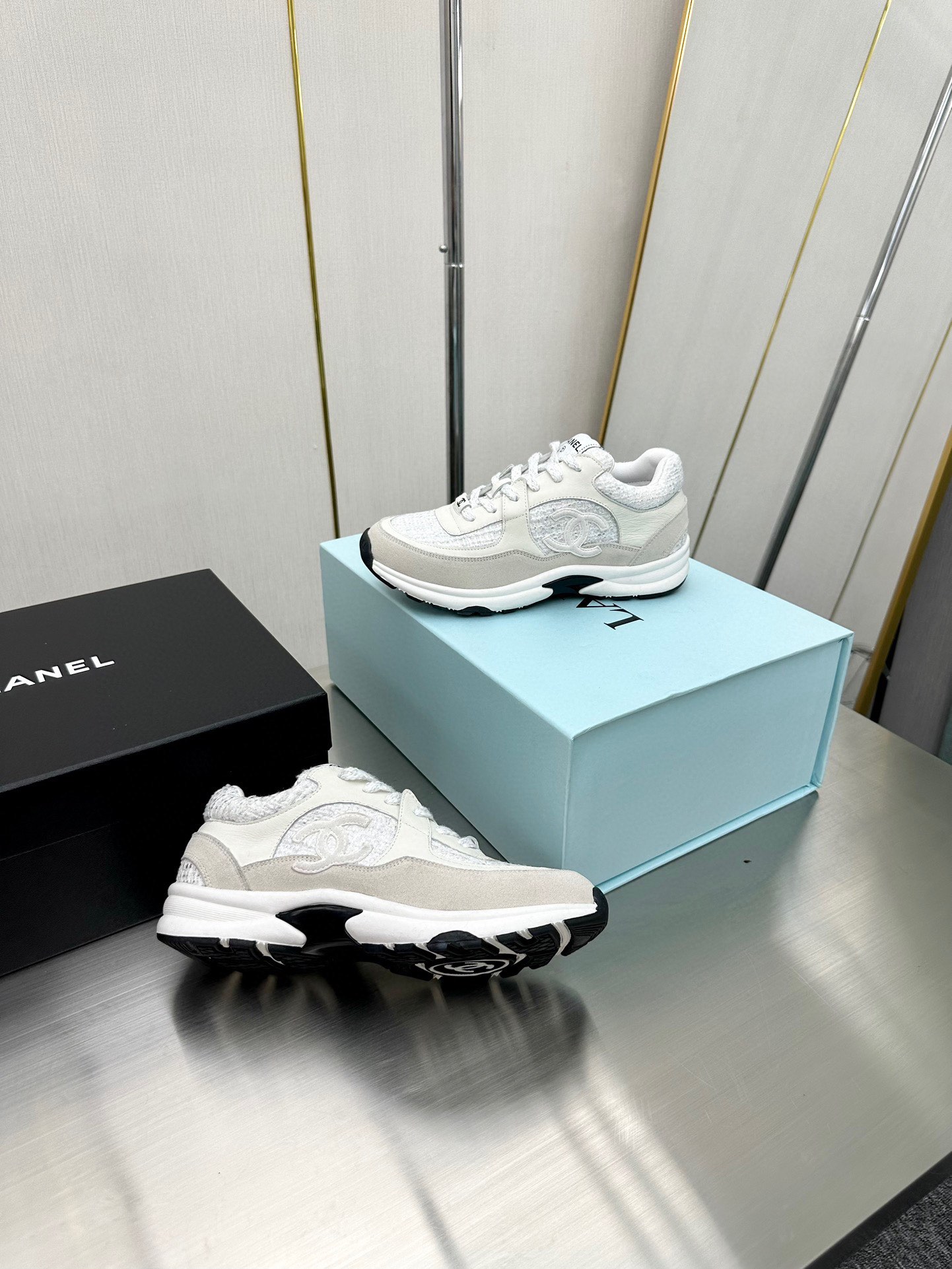Chanel Male Sneakers Breathable L