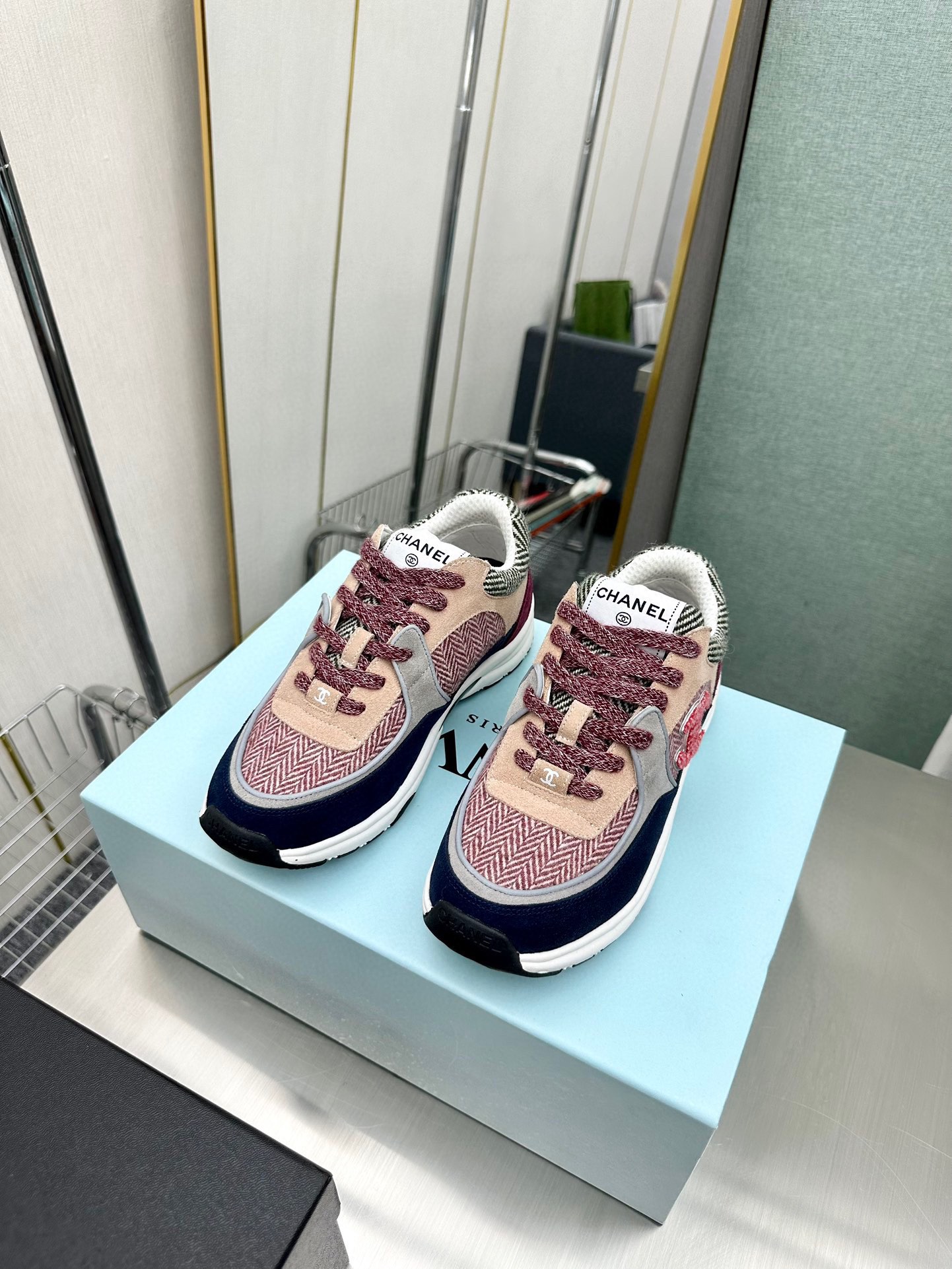 Chanel Male Sneakers Breathable L