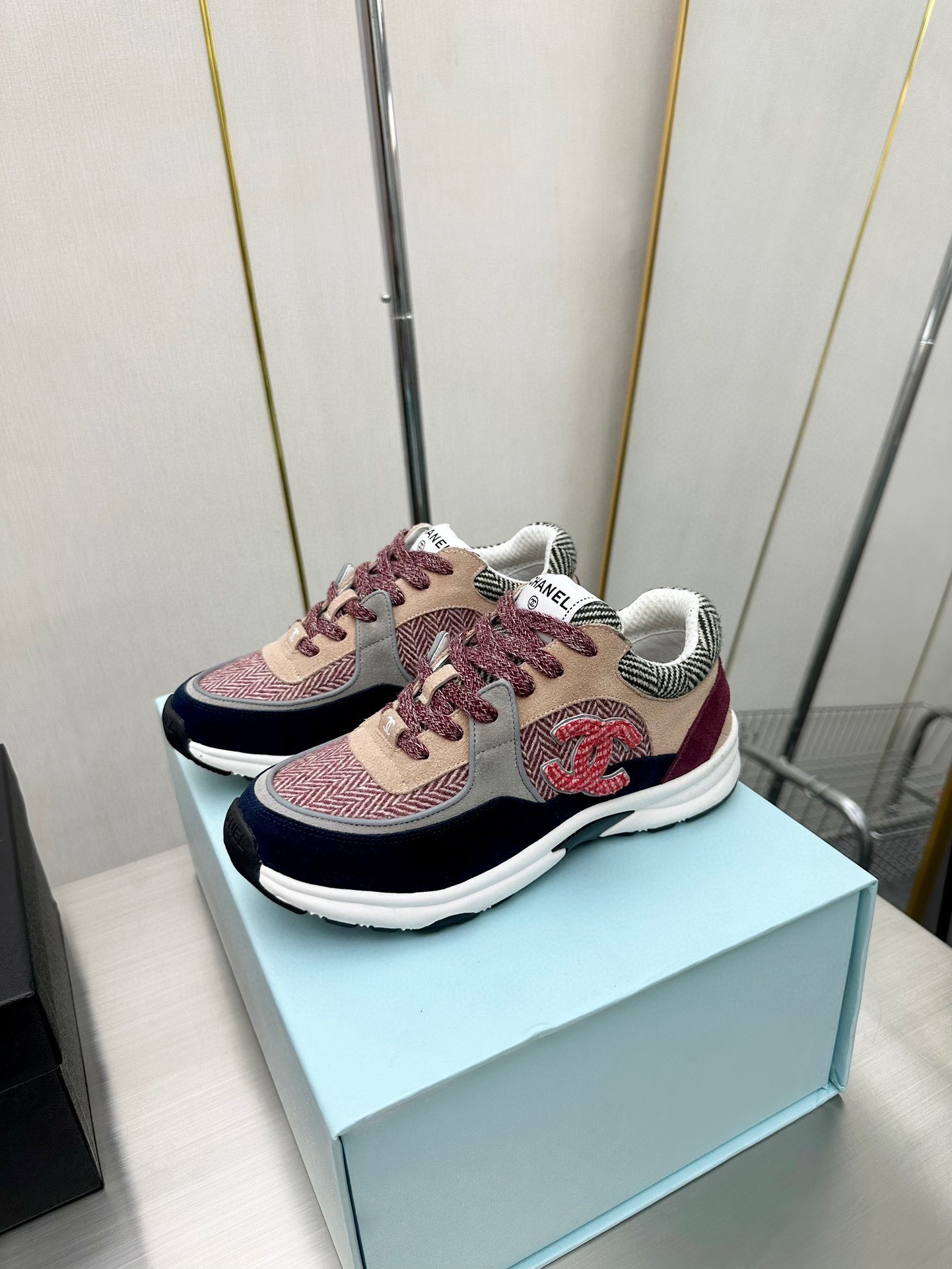 Chanel Male Sneakers Breathable L