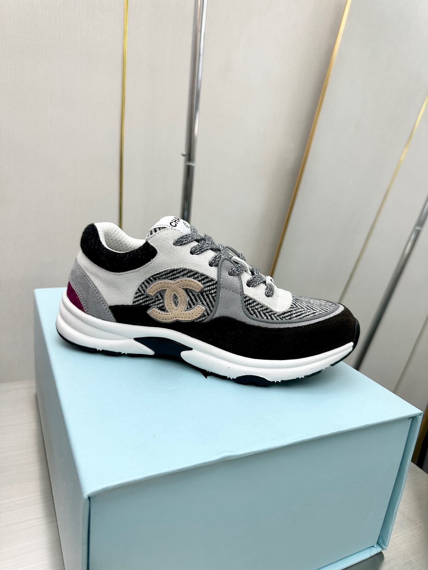 Chanel Male Sneakers Breathable L