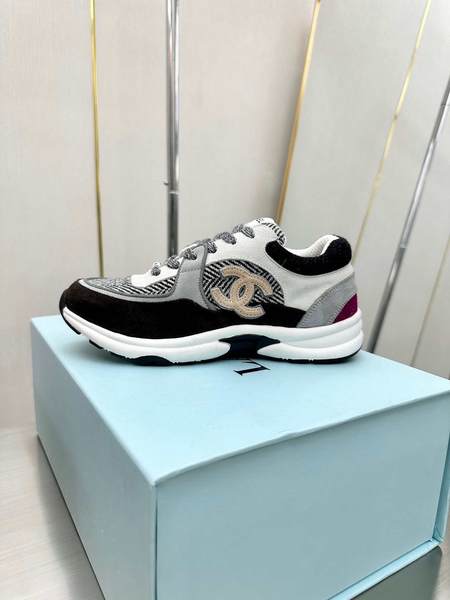 Chanel Male Sneakers Breathable L