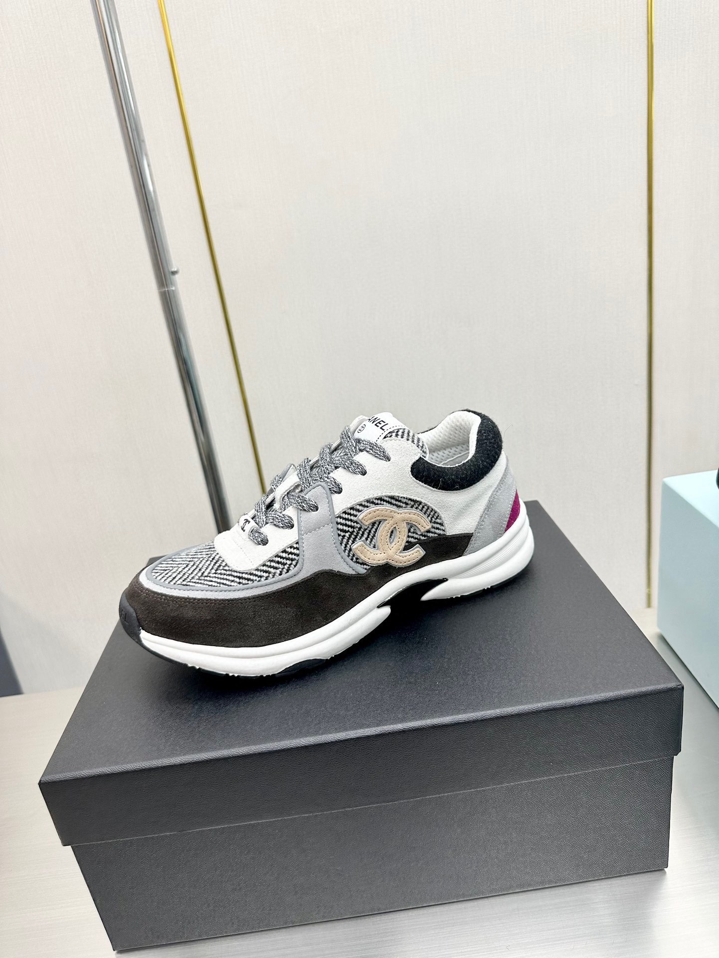 Chanel Male Sneakers Breathable L