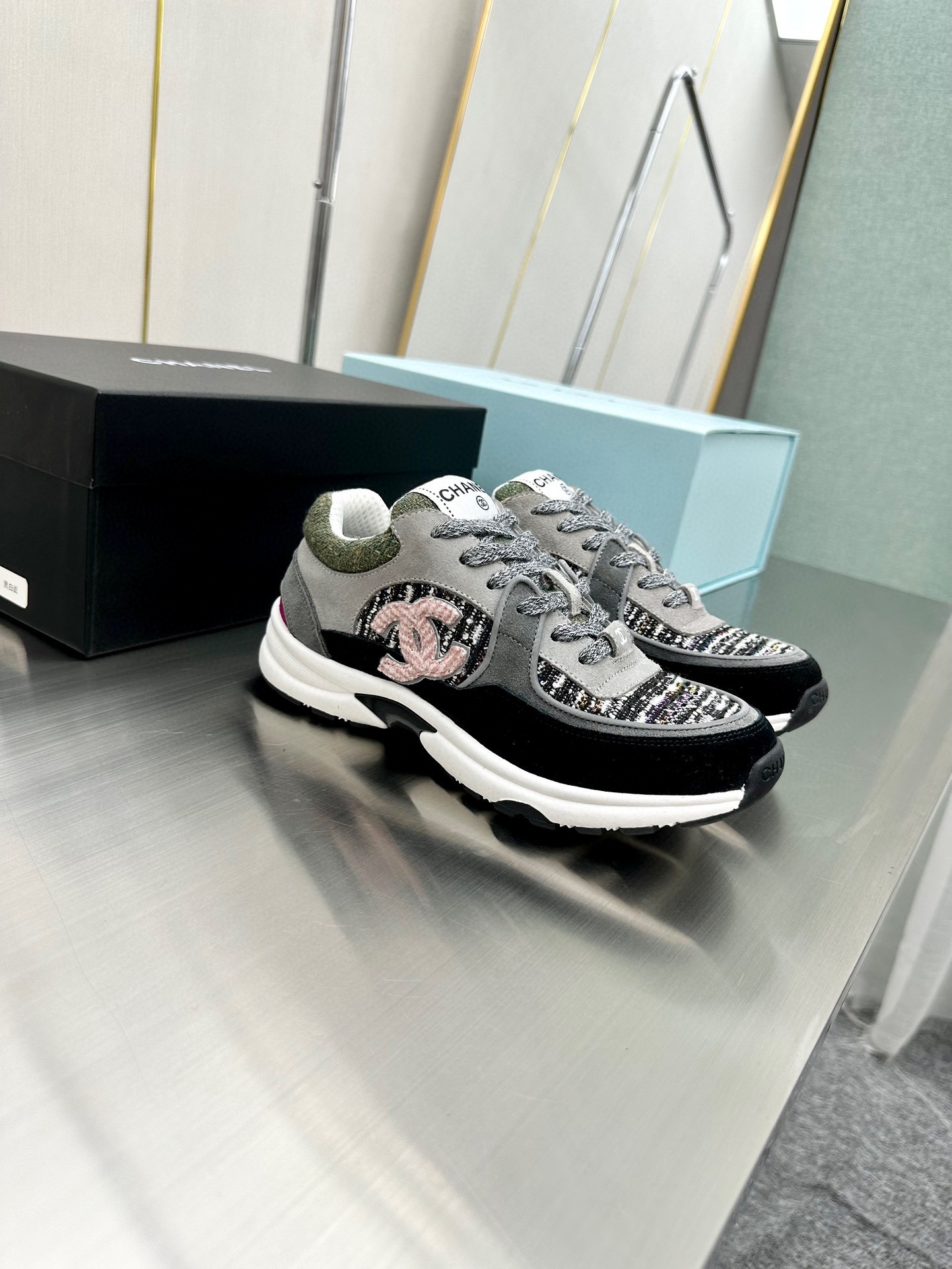 Chanel Male Sneakers Breathable L