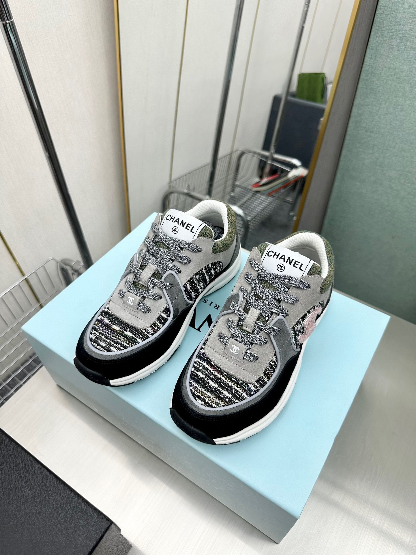 Chanel Male Sneakers Breathable L