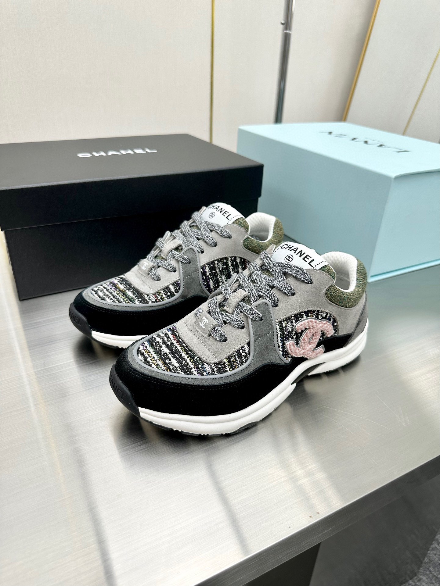 Chanel Male Sneakers Breathable L