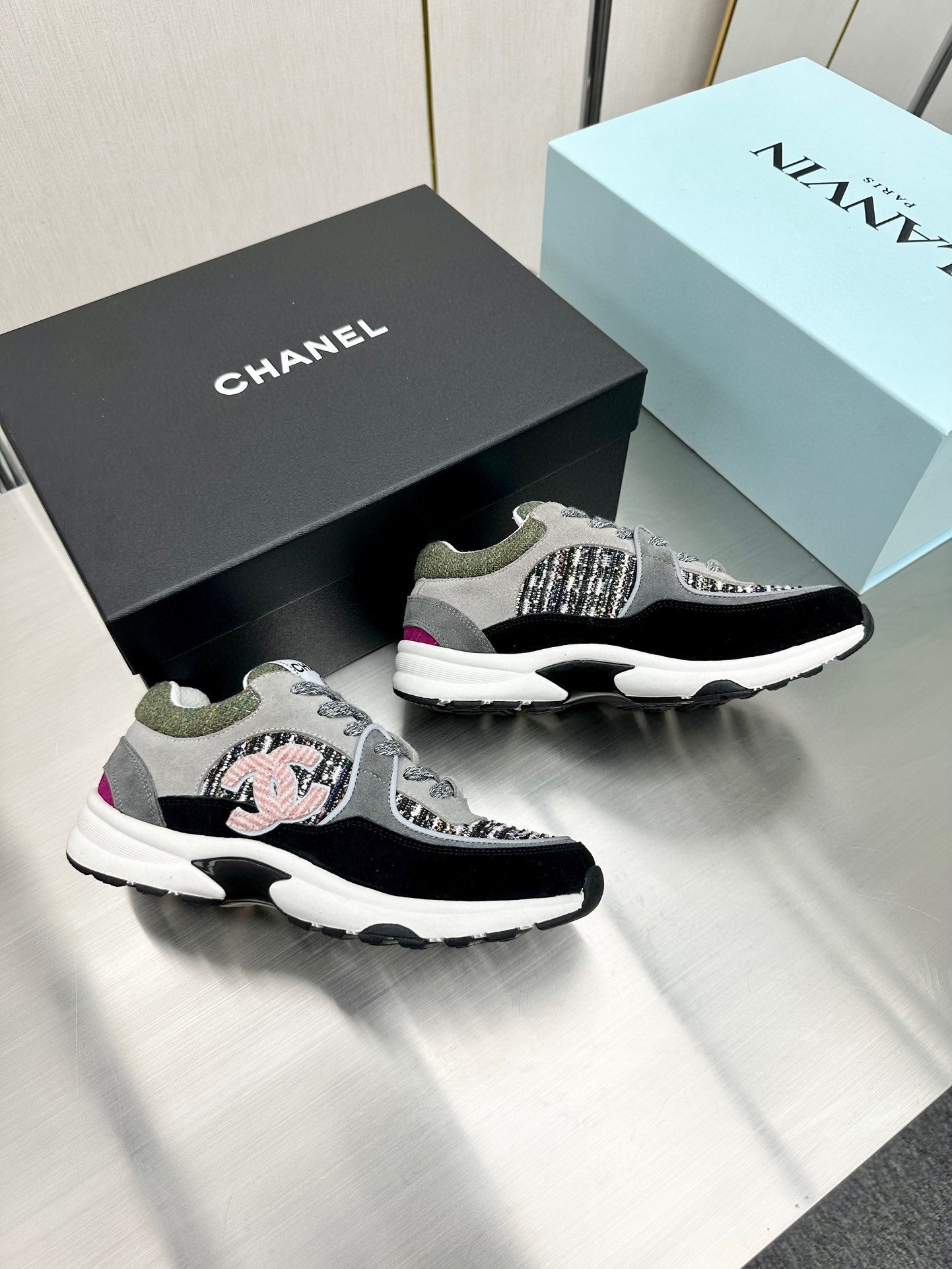 Chanel Male Sneakers Breathable L
