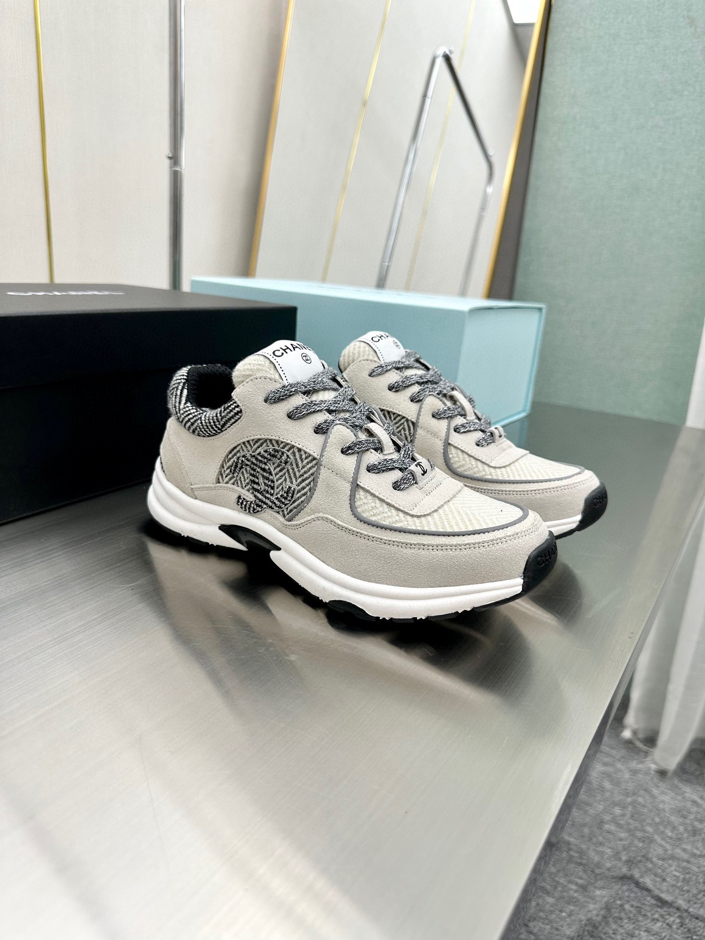 Chanel Male Sneakers Breathable L