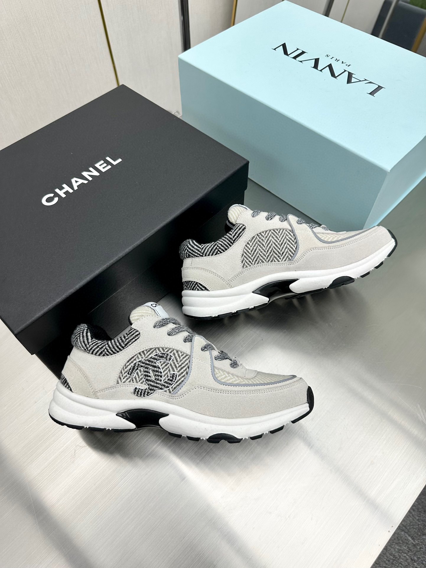 Chanel Male Sneakers Breathable L