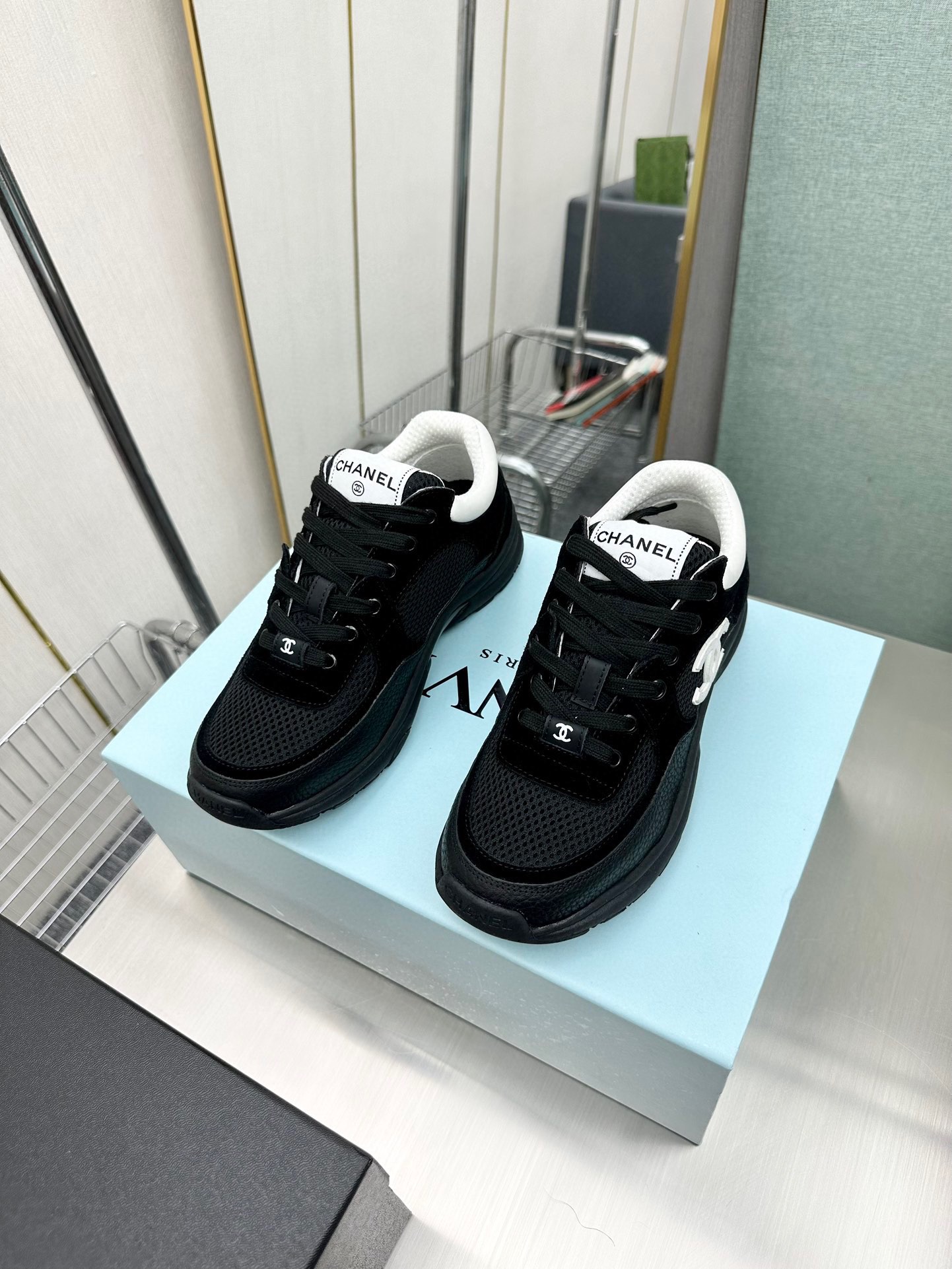 Chanel Male Sneakers Breathable L