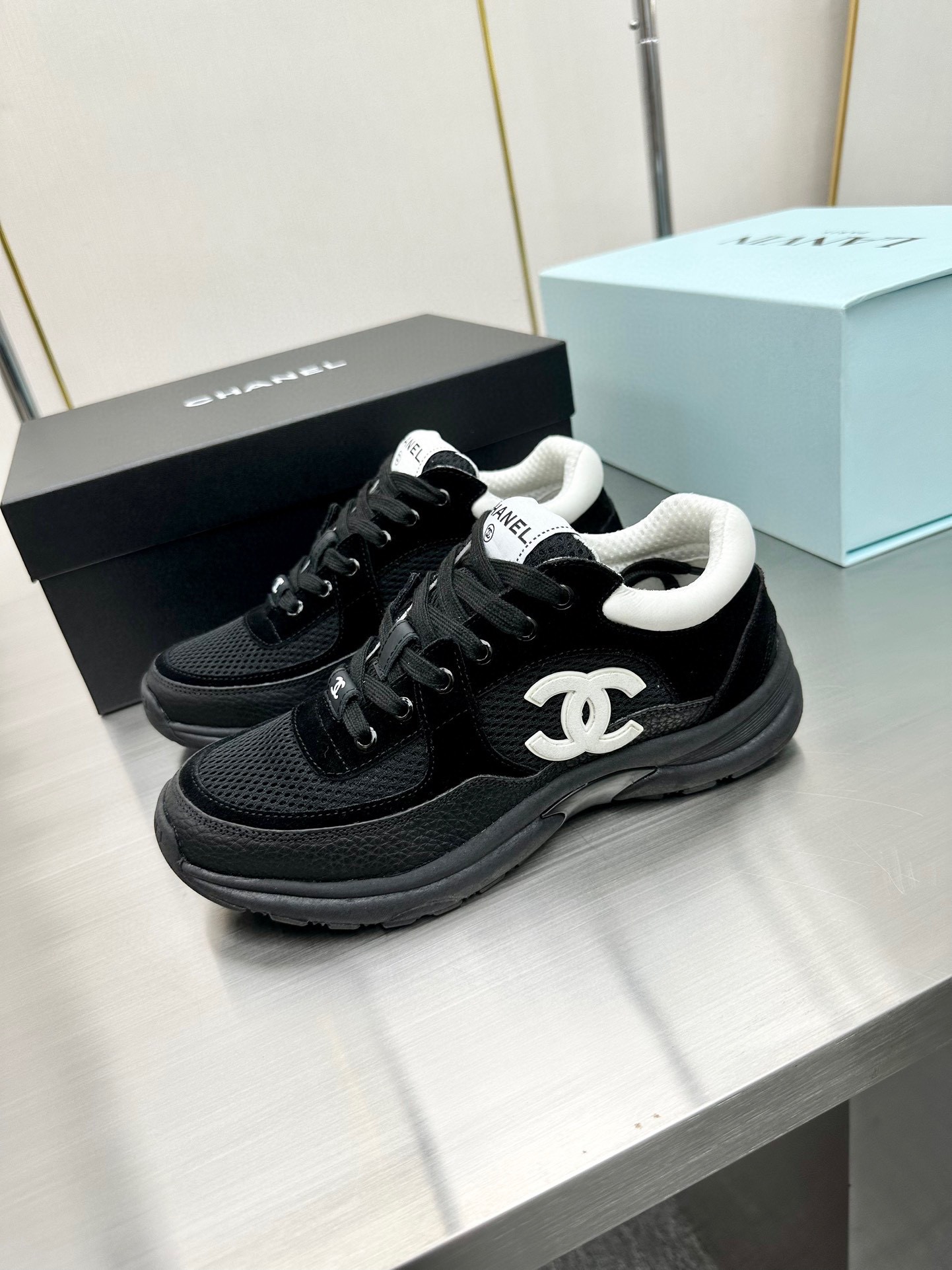 Chanel Male Sneakers Breathable L