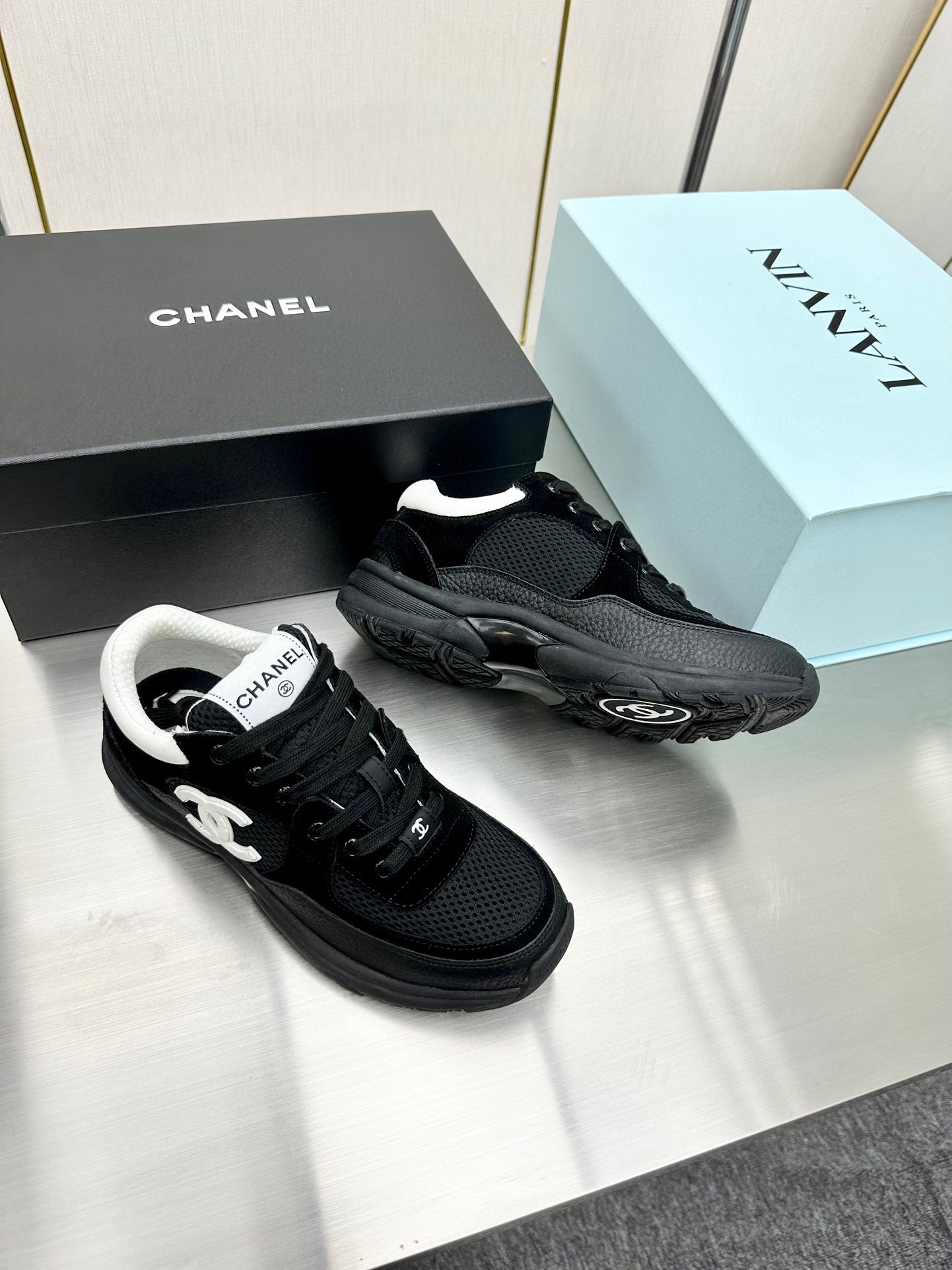 Chanel Male Sneakers Breathable L