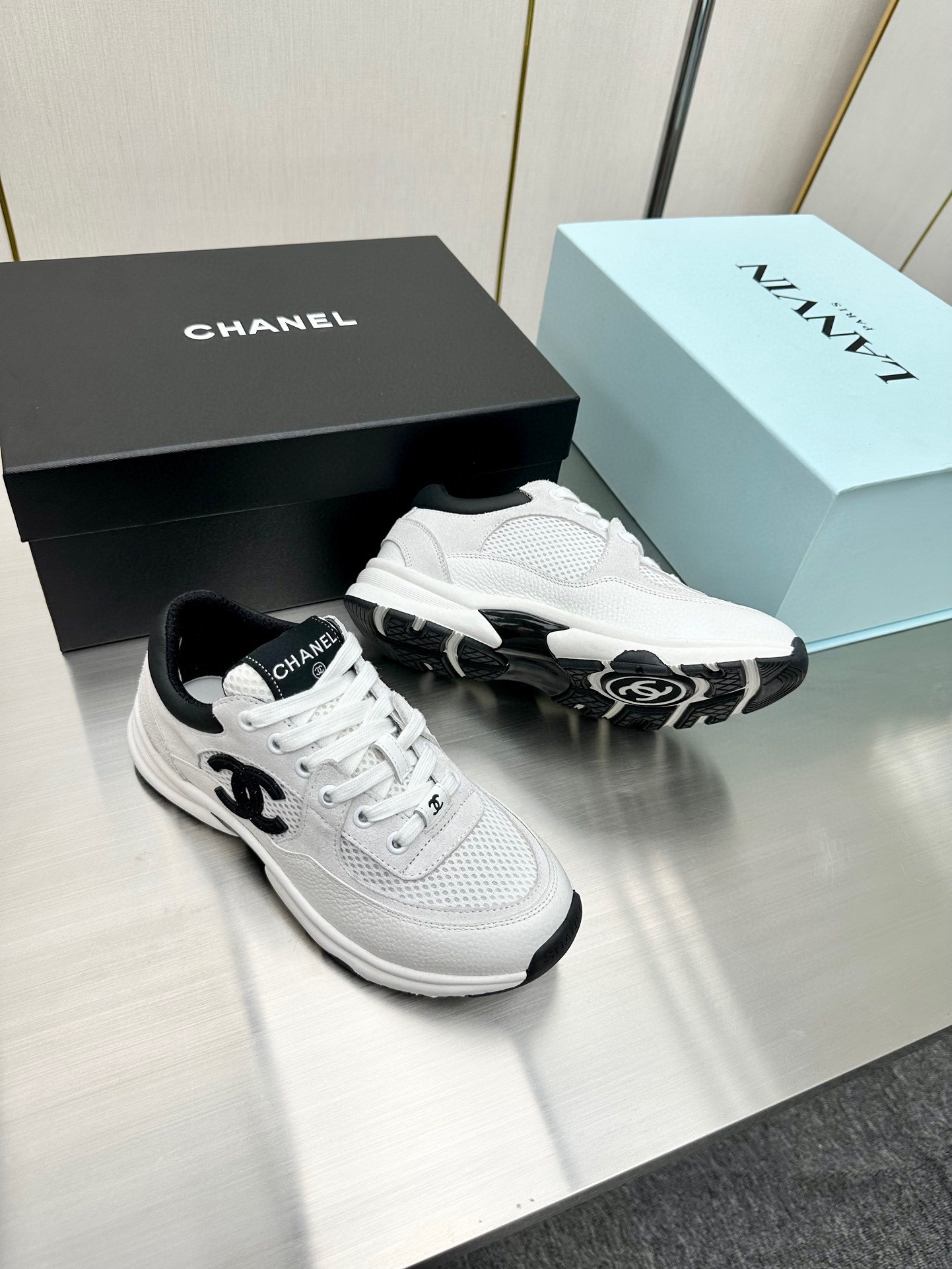 Chanel Male Sneakers Breathable L