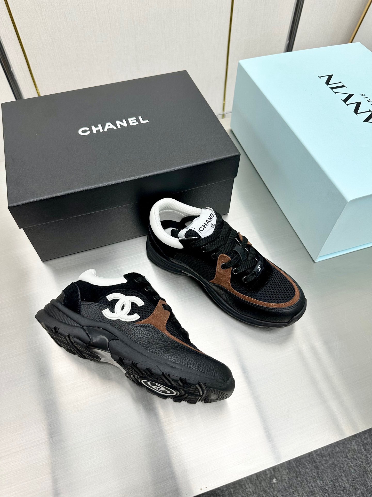 Chanel Male Sneakers Breathable L