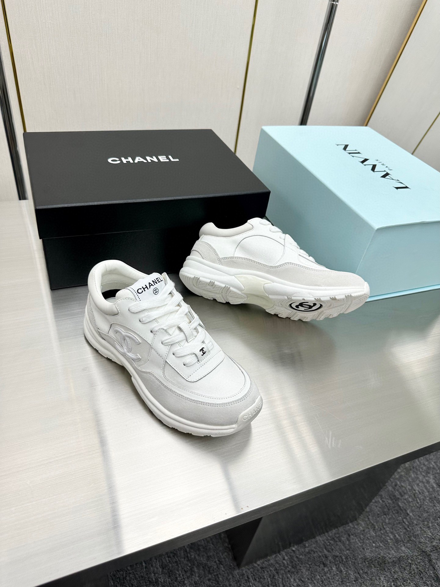 Chanel Male Sneakers Breathable L