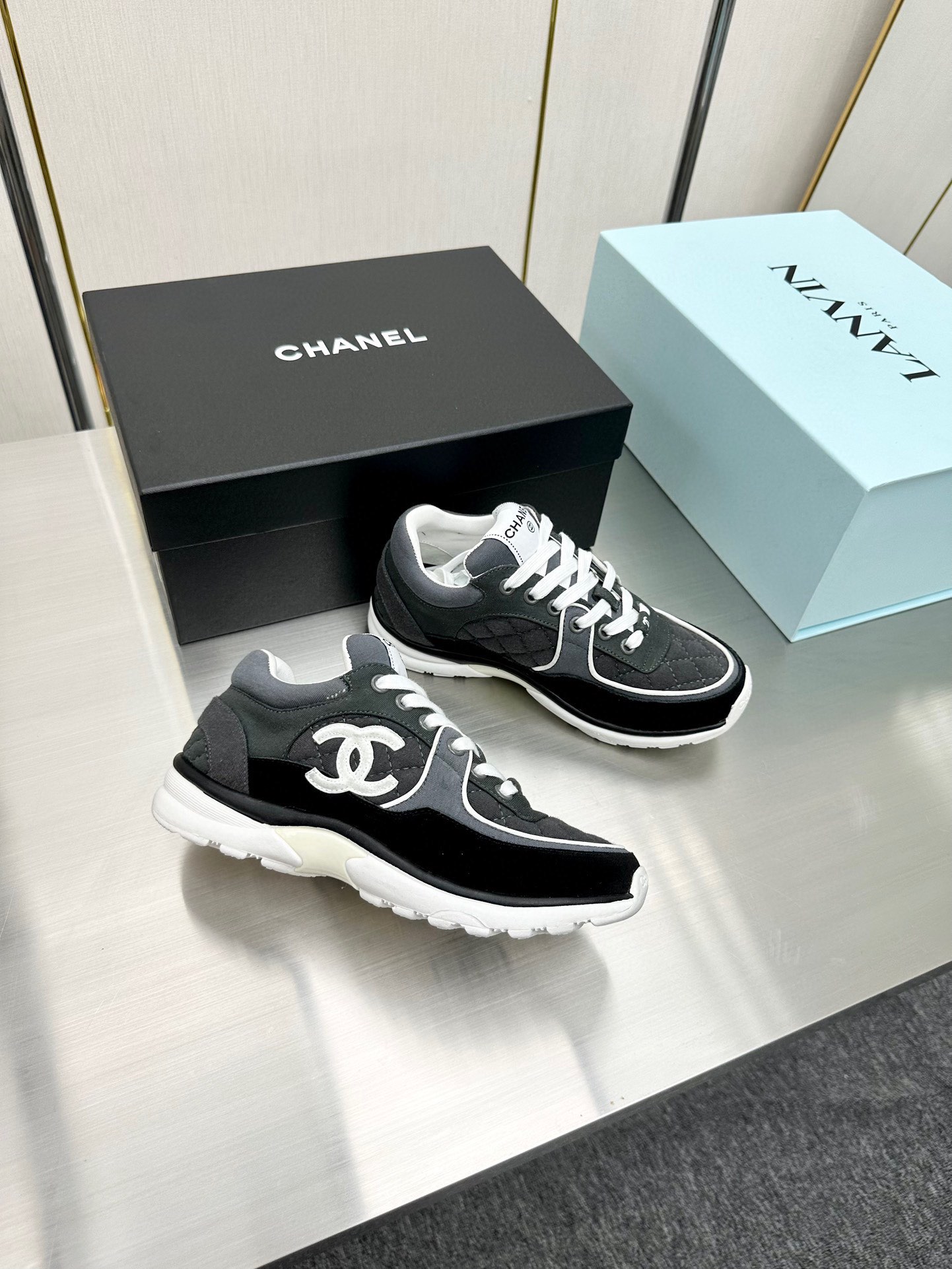 Chanel Male Sneakers Breathable L