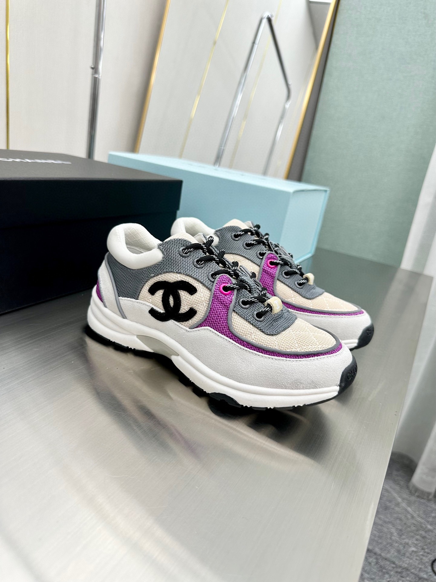 Chanel Male Sneakers Breathable L