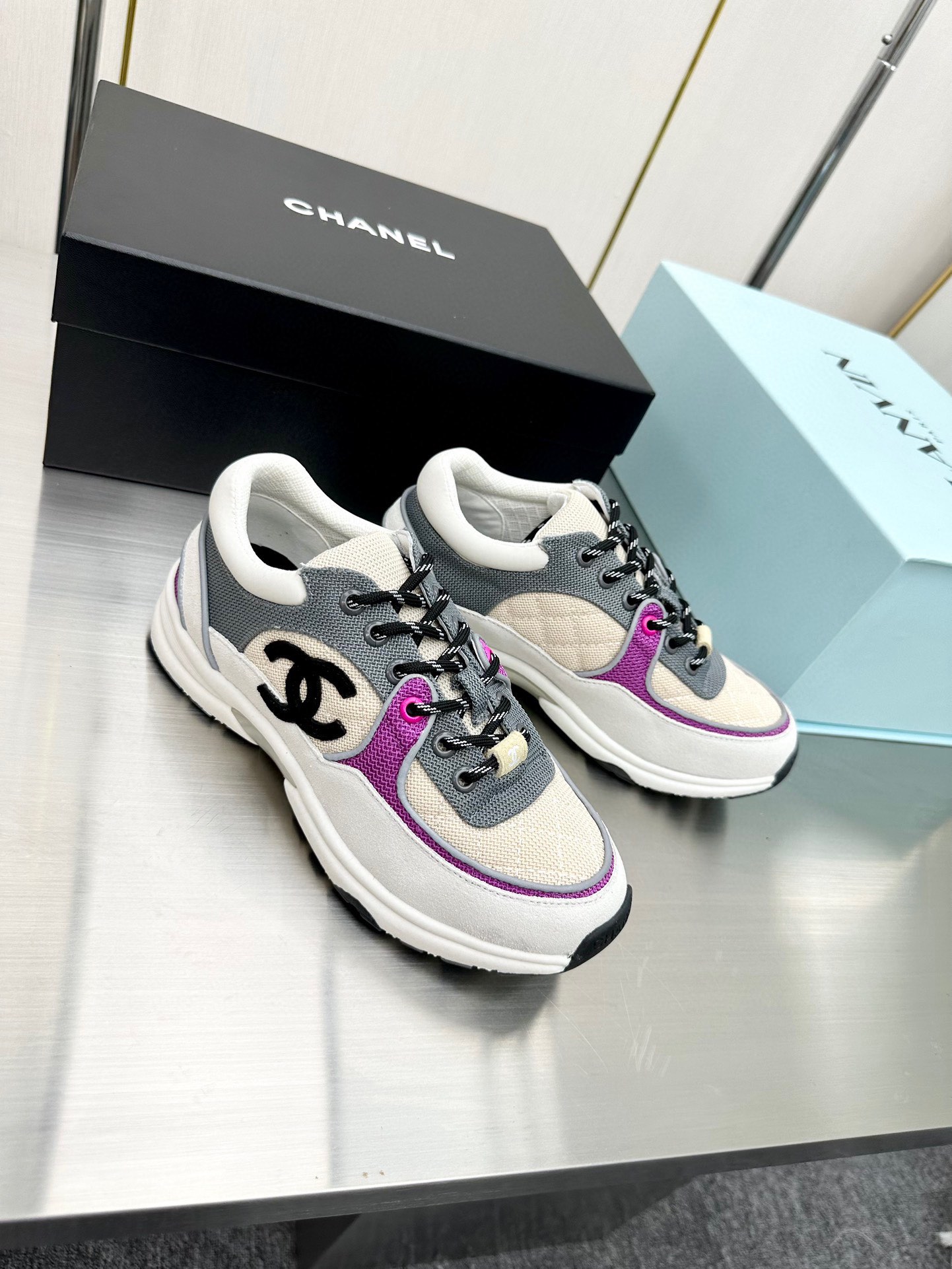 Chanel Male Sneakers Breathable L