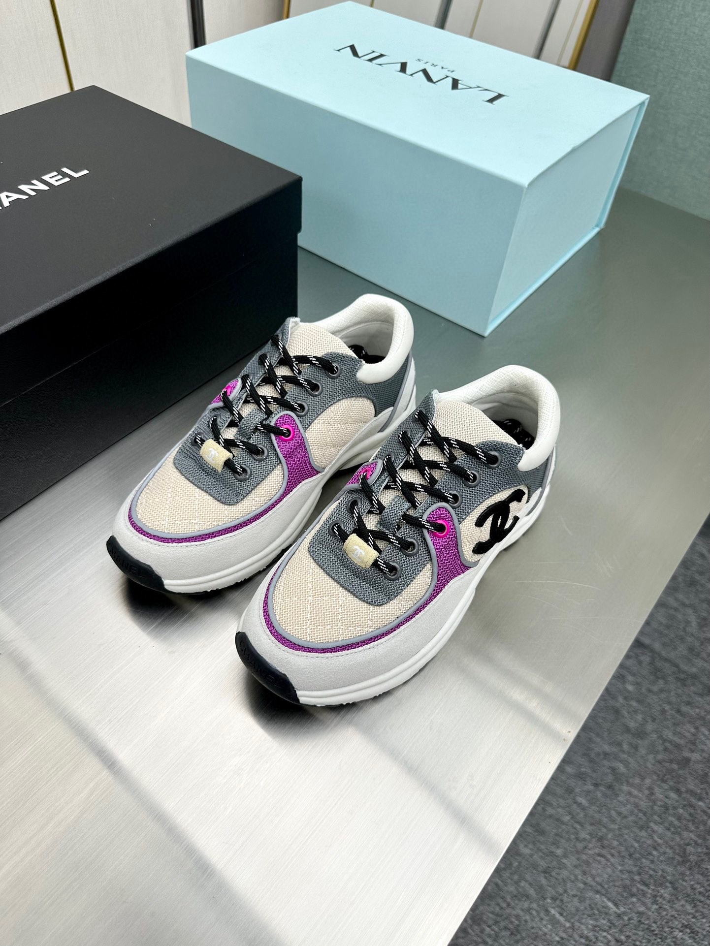 Chanel Male Sneakers Breathable L
