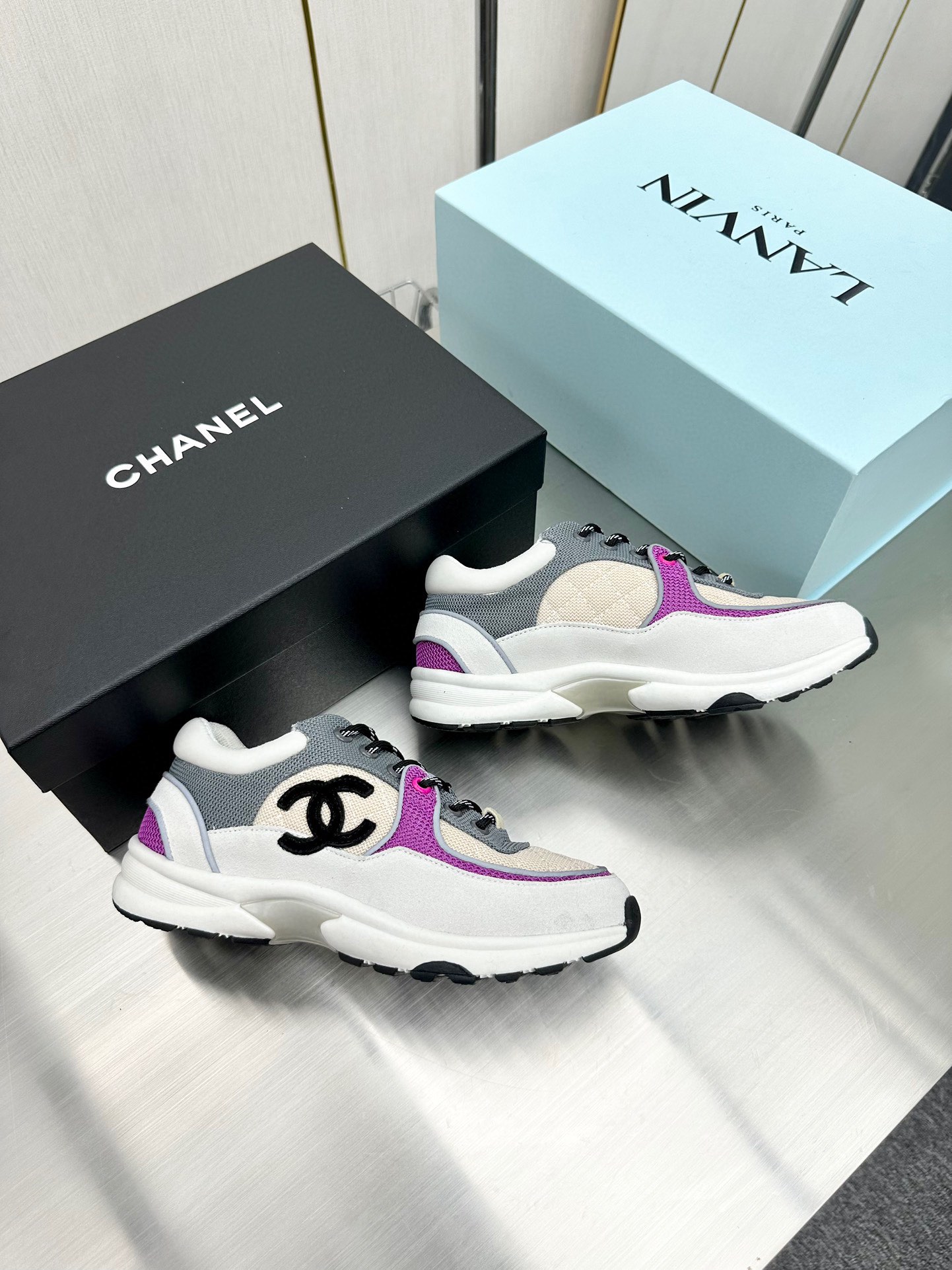 Chanel Male Sneakers Breathable L