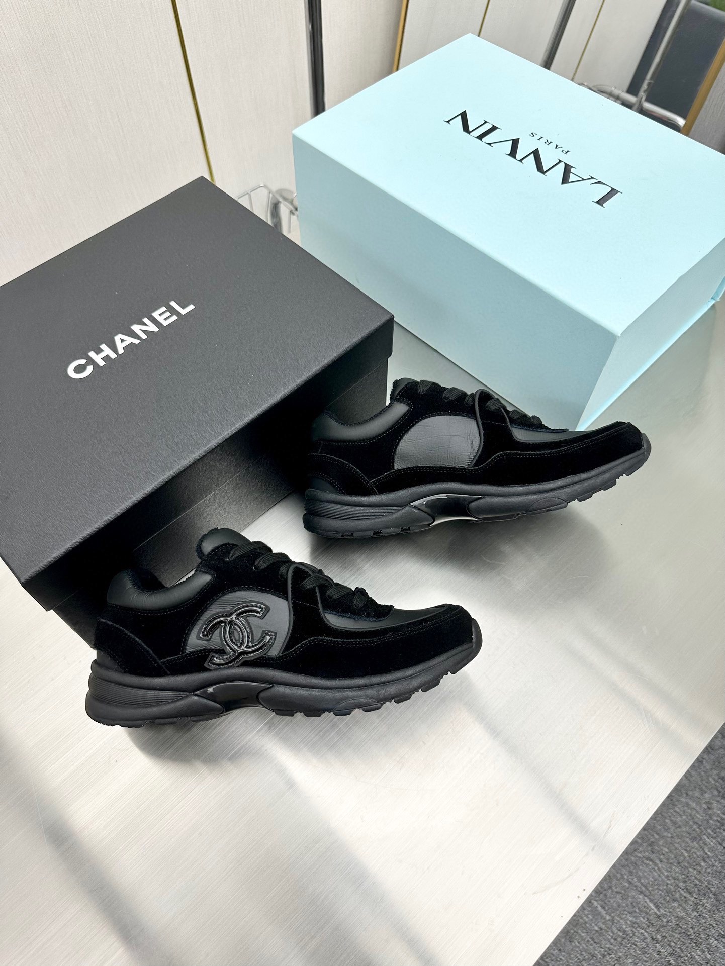 Chanel Male Sneakers Breathable L