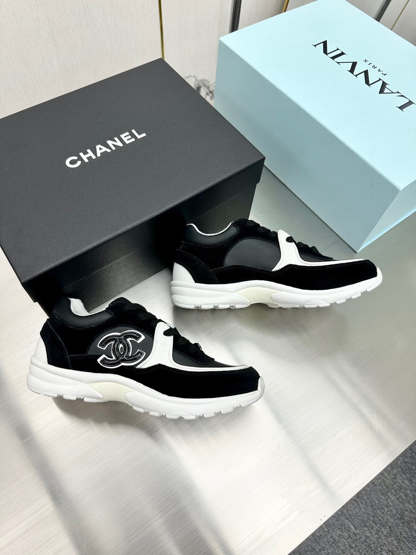 Chanel Male Sneakers Breathable L