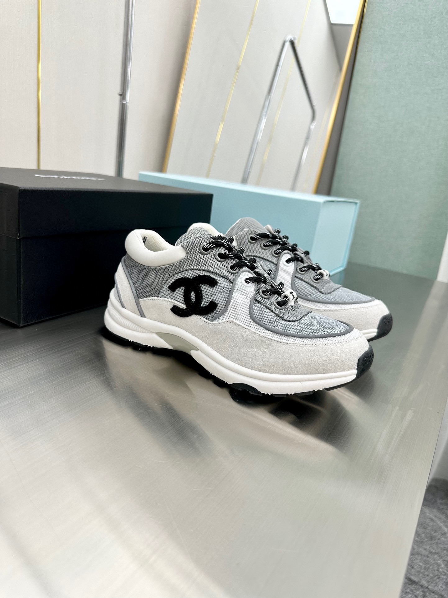 Chanel Male Sneakers Breathable L