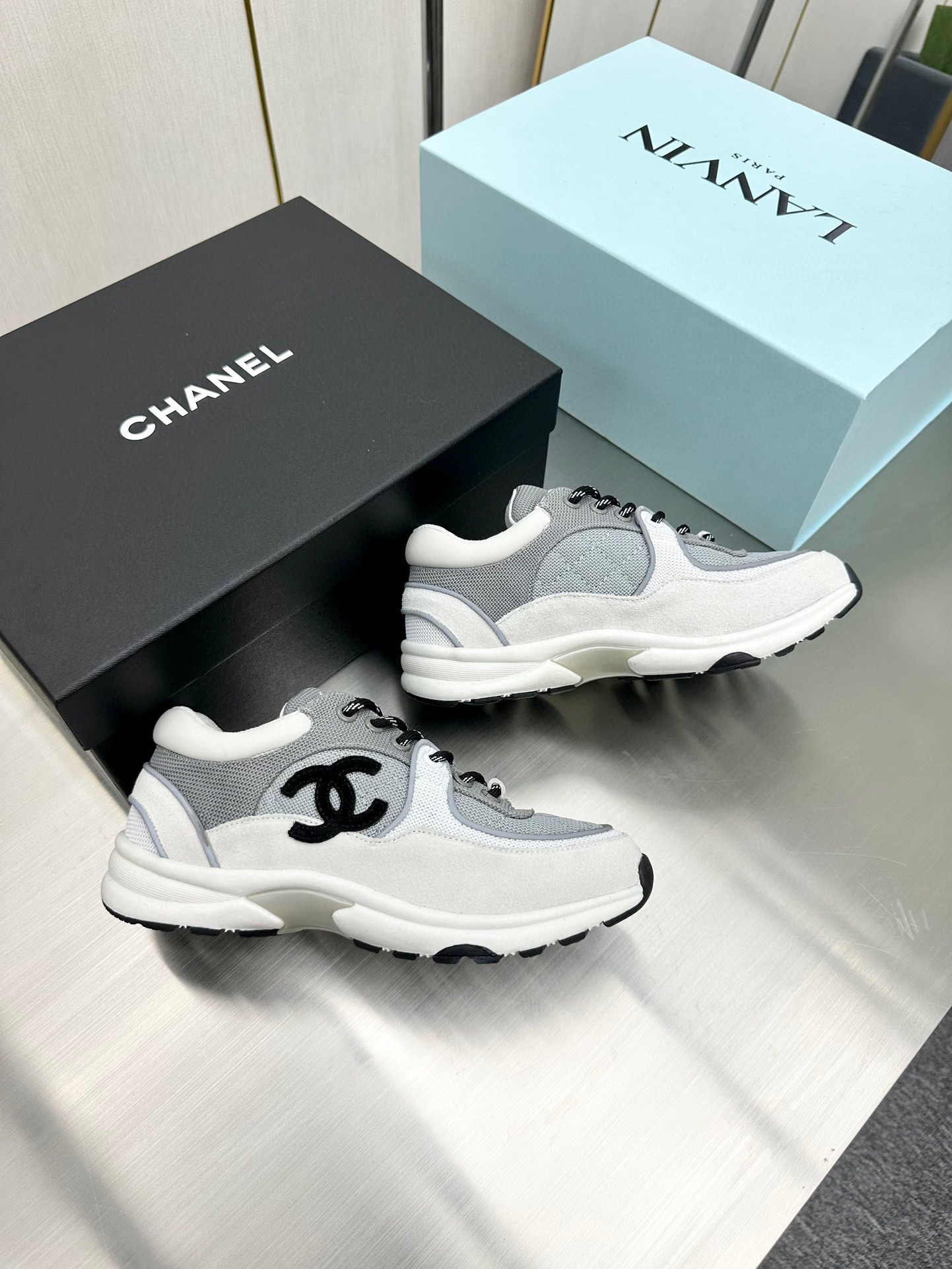 Chanel Male Sneakers Breathable L