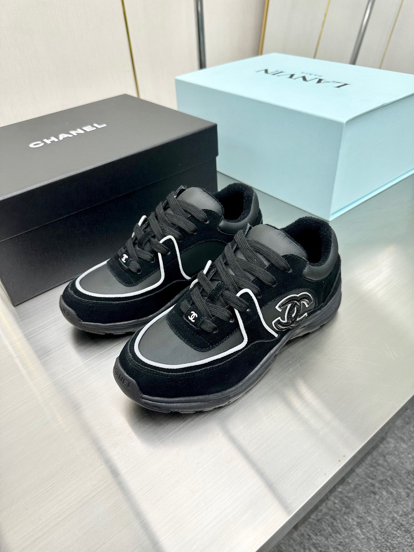 Chanel Male Sneakers Breathable L