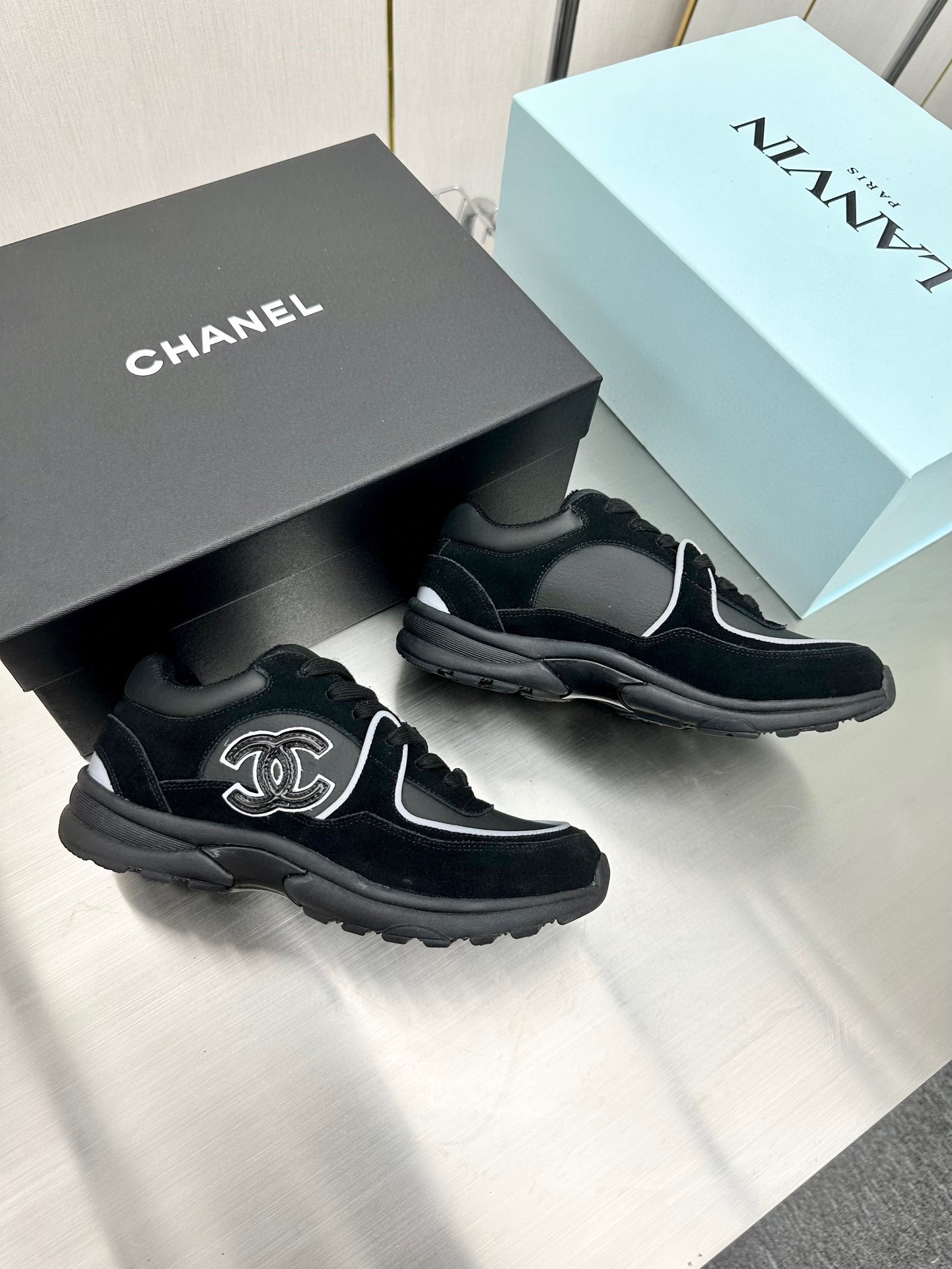 Chanel Male Sneakers Breathable L