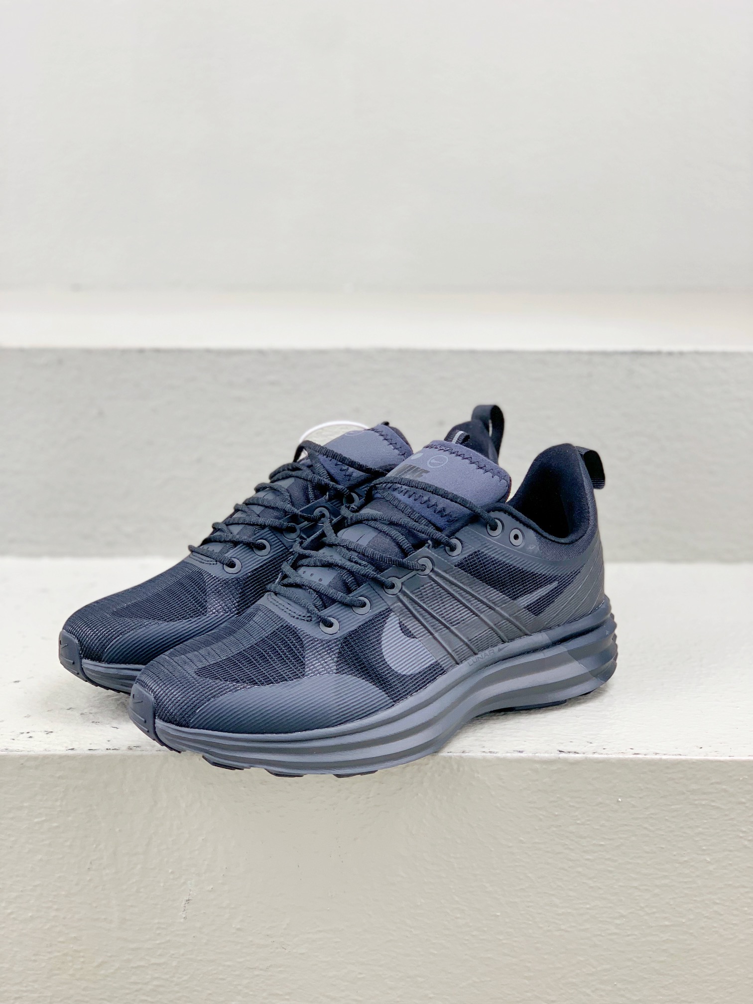 Nike Male Running Shoes Mesh Gray Breathable M-l-s