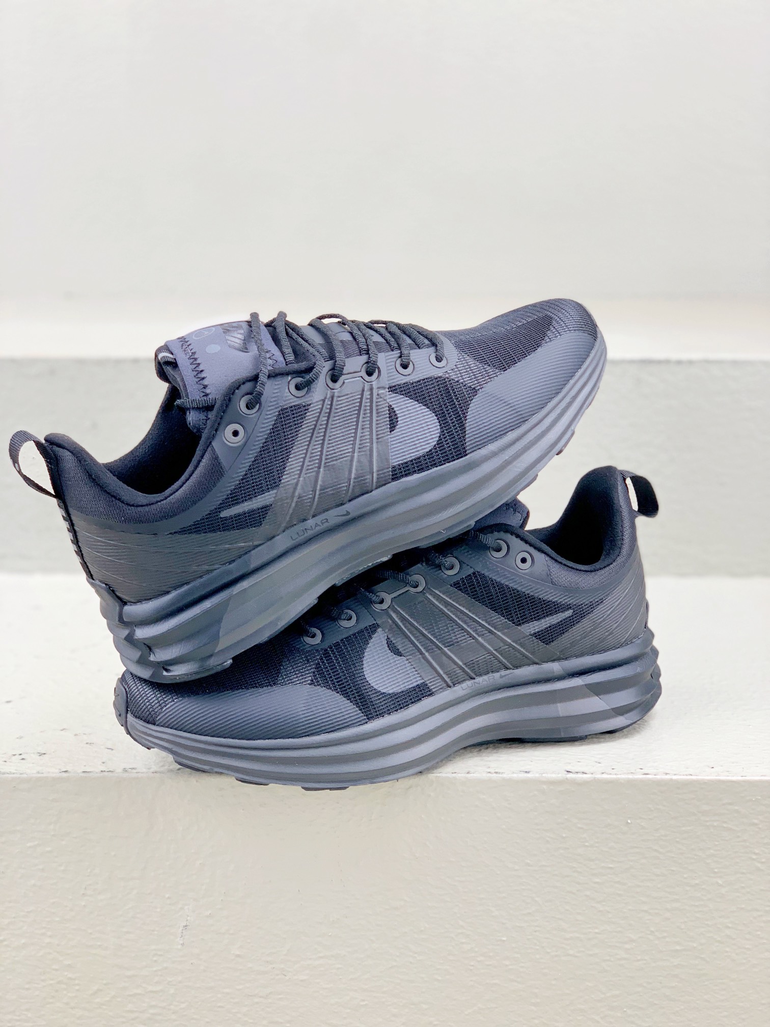 Nike Male Running Shoes Mesh Gray Breathable M-l-s