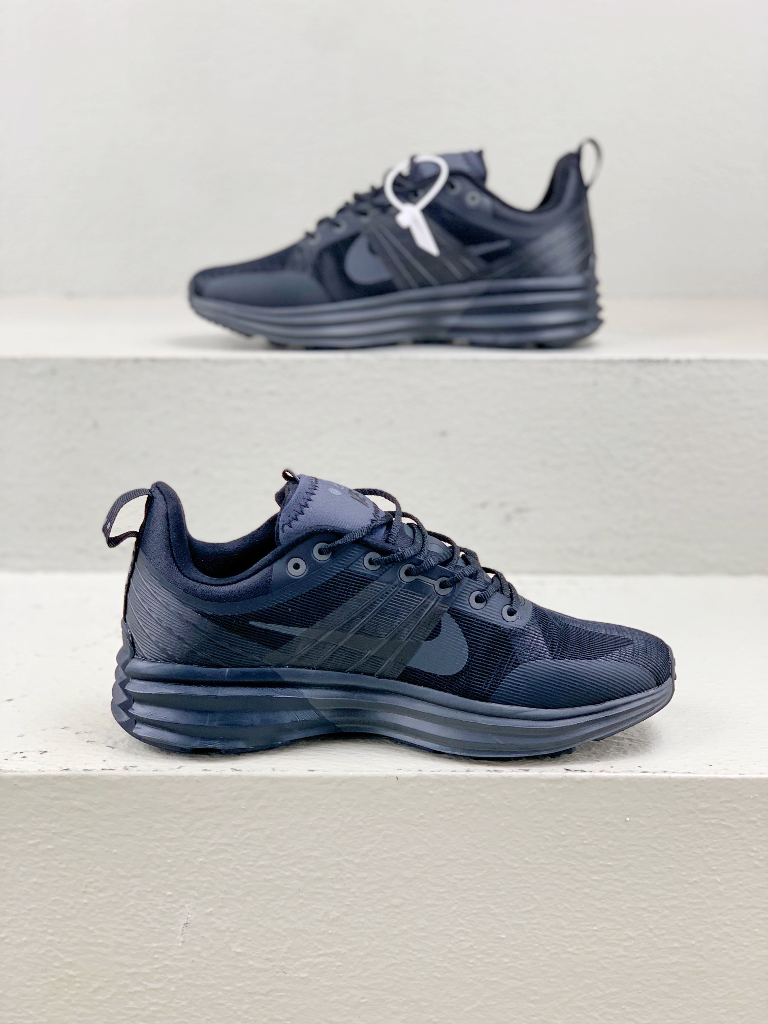 Nike Male Running Shoes Mesh Gray Breathable M-l-s