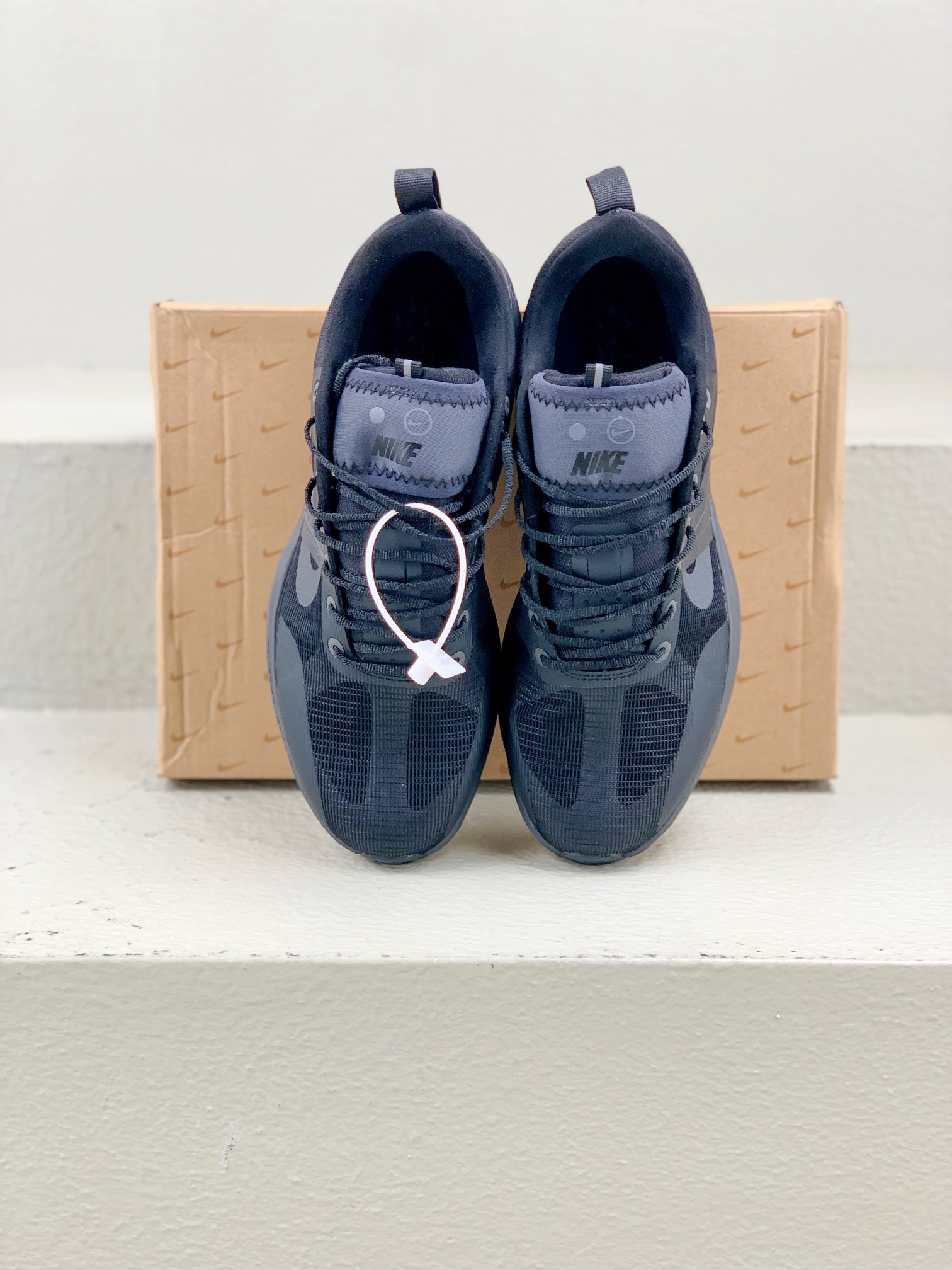 Nike Male Running Shoes Mesh Gray Breathable M-l-s