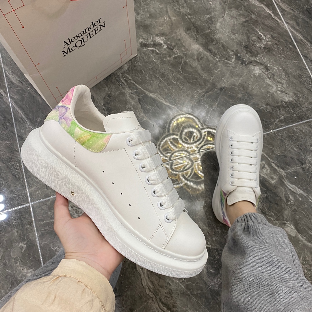 Alexander Mcqueen Male Basic Shoes White M-l-s