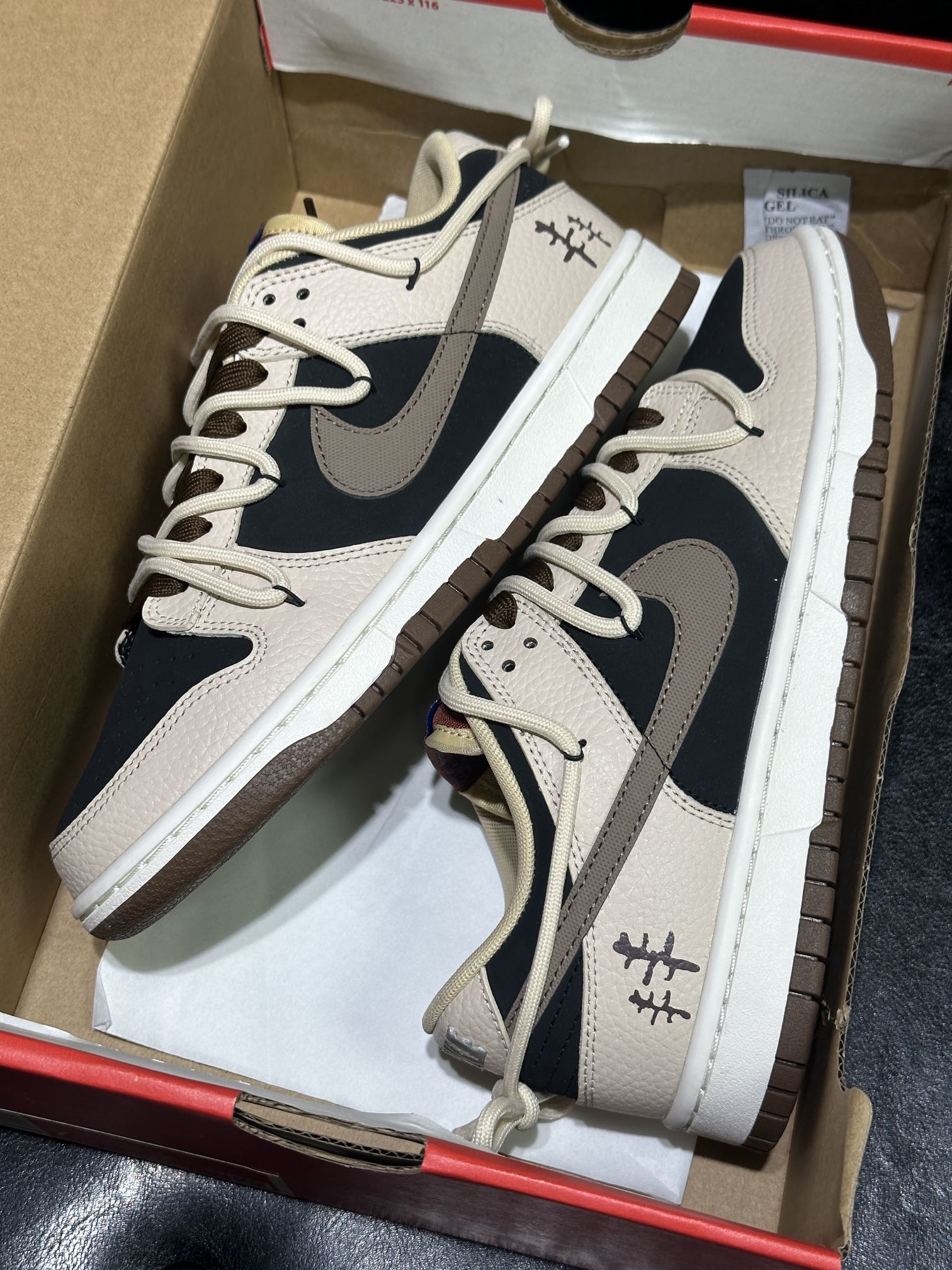 Dior Nike Male Board Shoes Black M-l-s