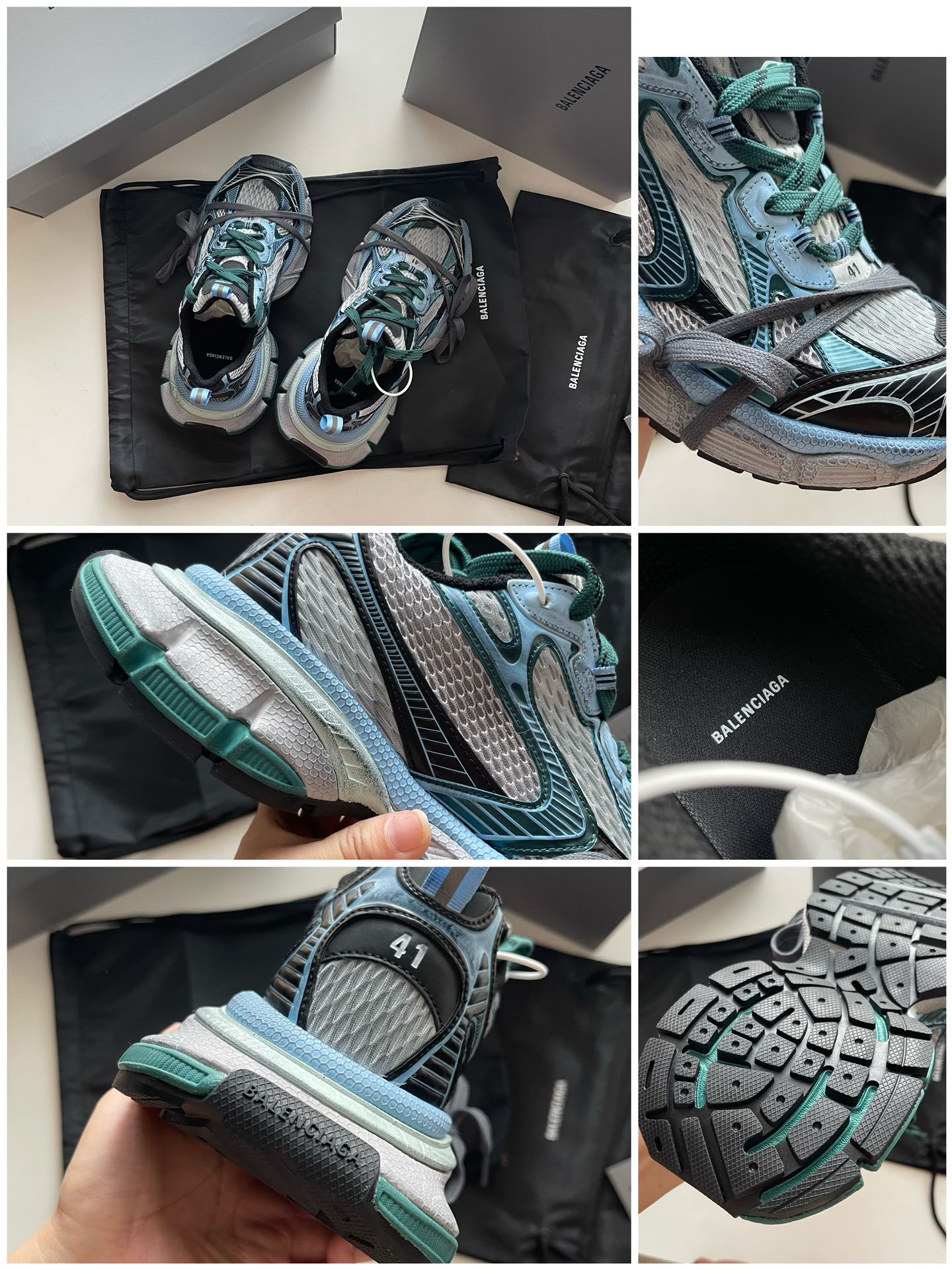 Balenciaga Calvin Klein Basic Shoes Black L-s-xl