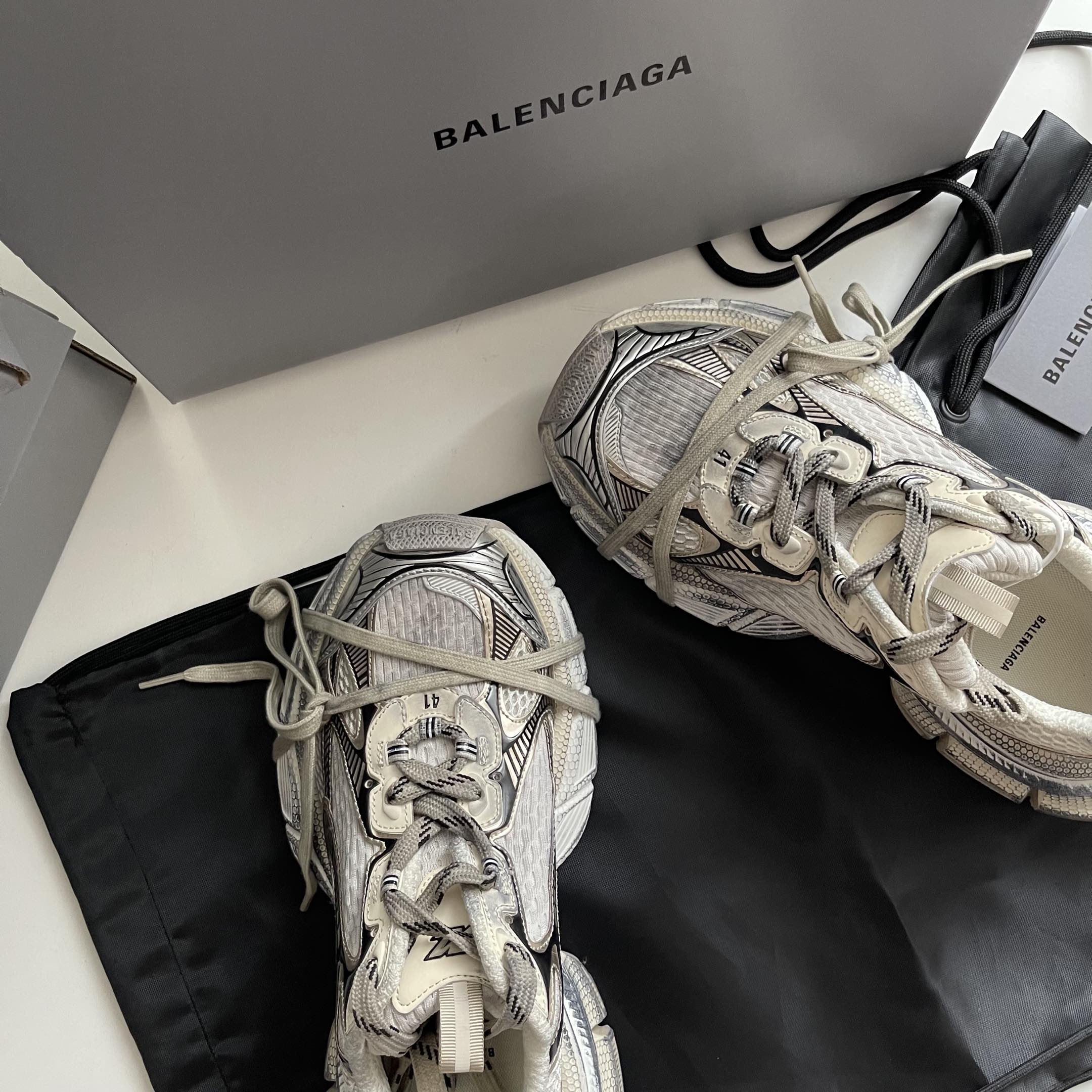 Balenciaga Calvin Klein Basic Shoes Black L-s-xl